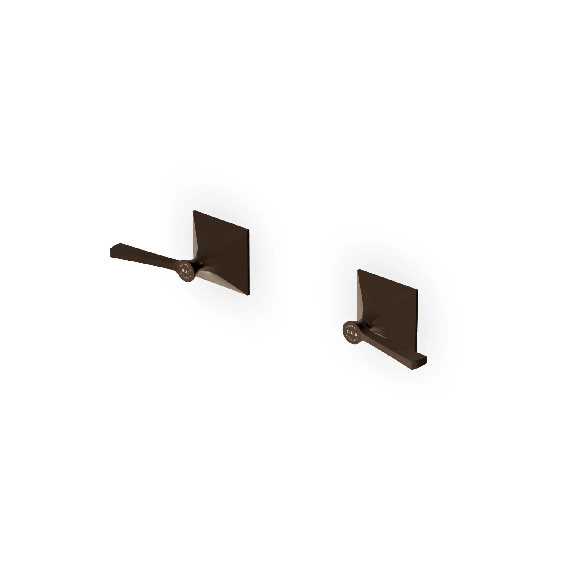 Zucchetti Bellagio Wall Mounted Shower Mixers + Recessed Part ZB2738+R99503