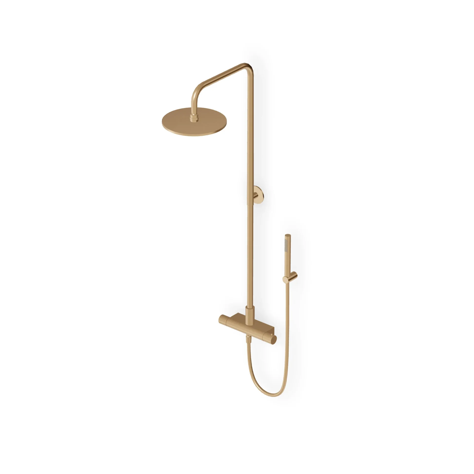 Zucchetti Pan S Shower column complete with external thermostatic mixer ZD1777