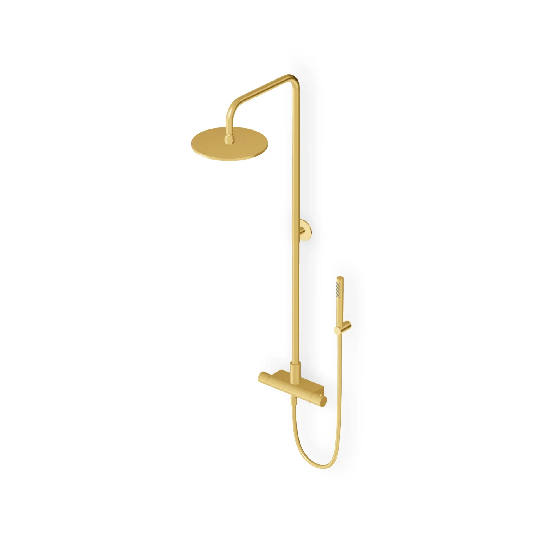 Zucchetti Pan S Shower column complete with external thermostatic mixer ZD1777