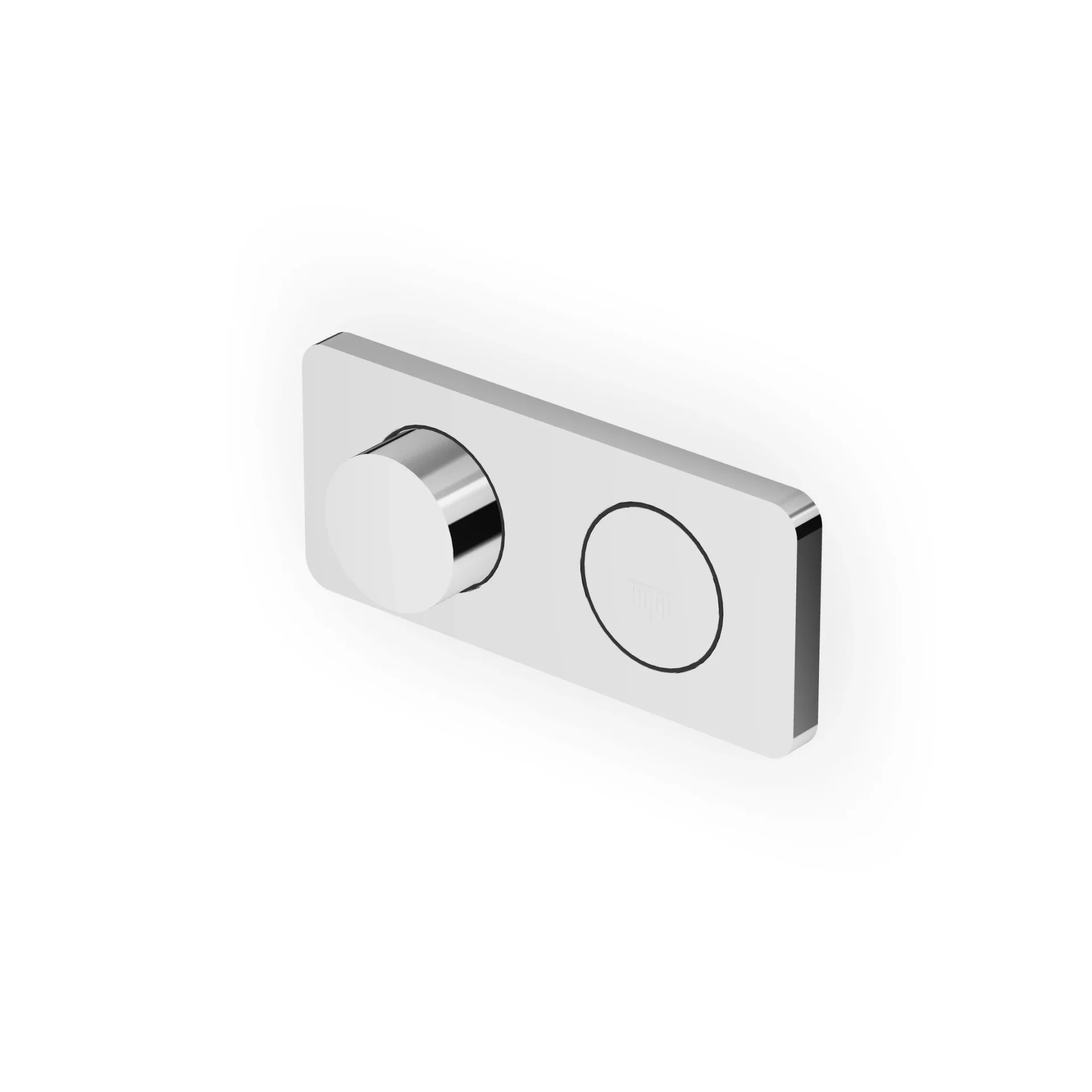 Zucchetti Hoop Thermostatic Push-Button Shower Mixer ZHO820