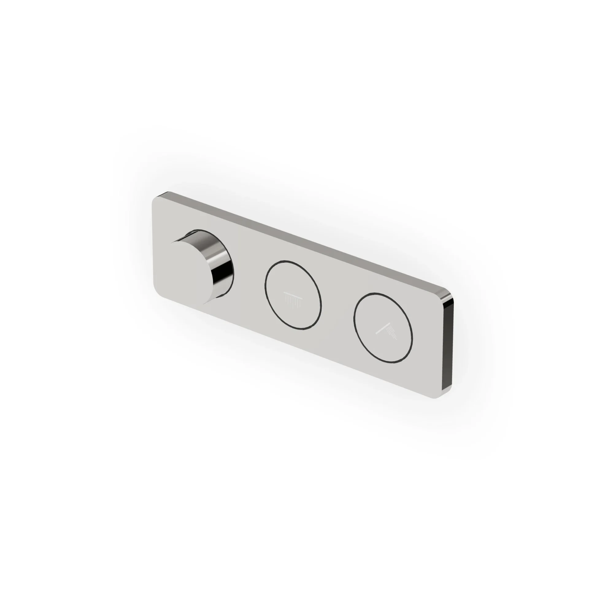 Zucchetti Hoop 2-Button Thermostatic Shower Mixer ZHO821