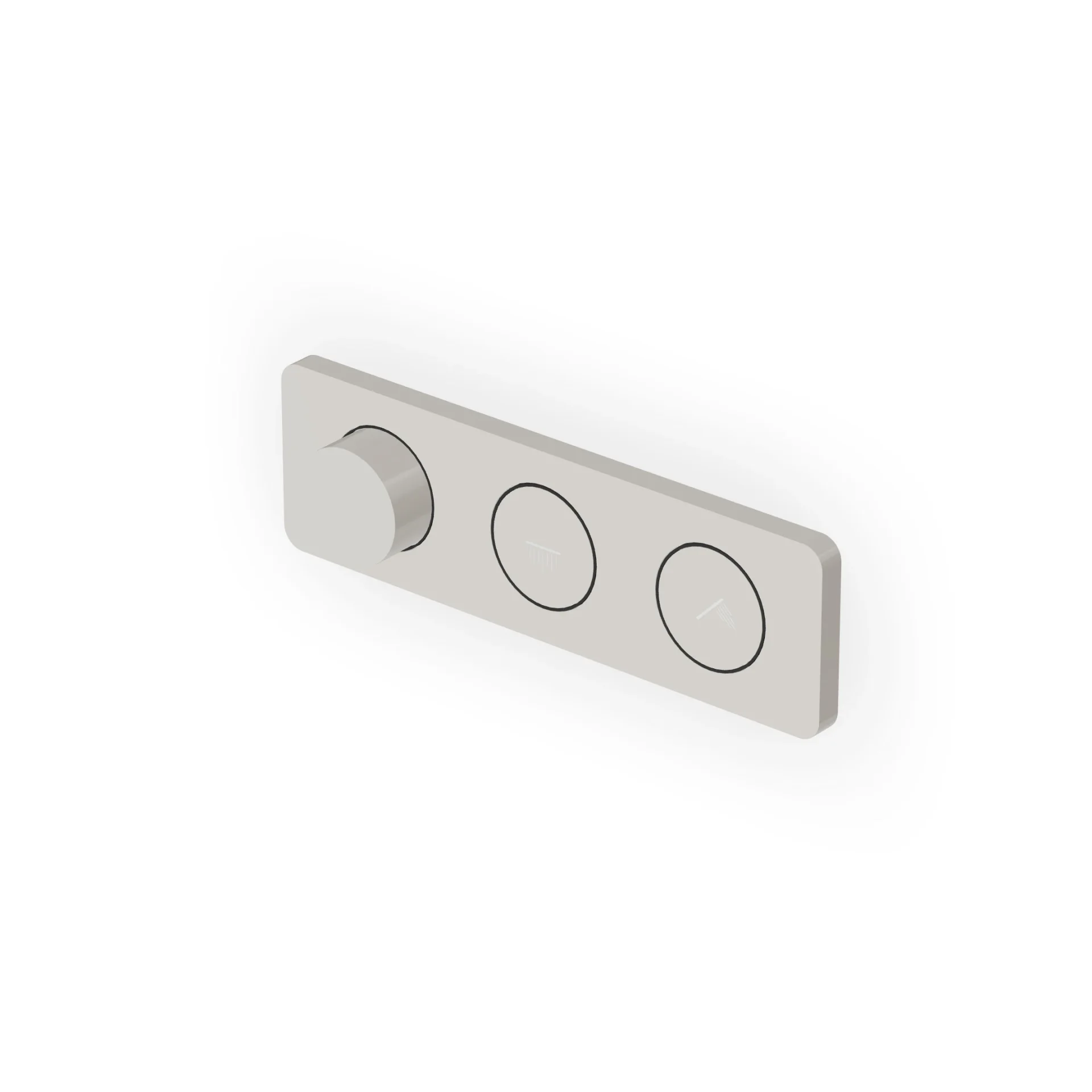 Zucchetti Hoop 2-Button Thermostatic Shower Mixer ZHO821