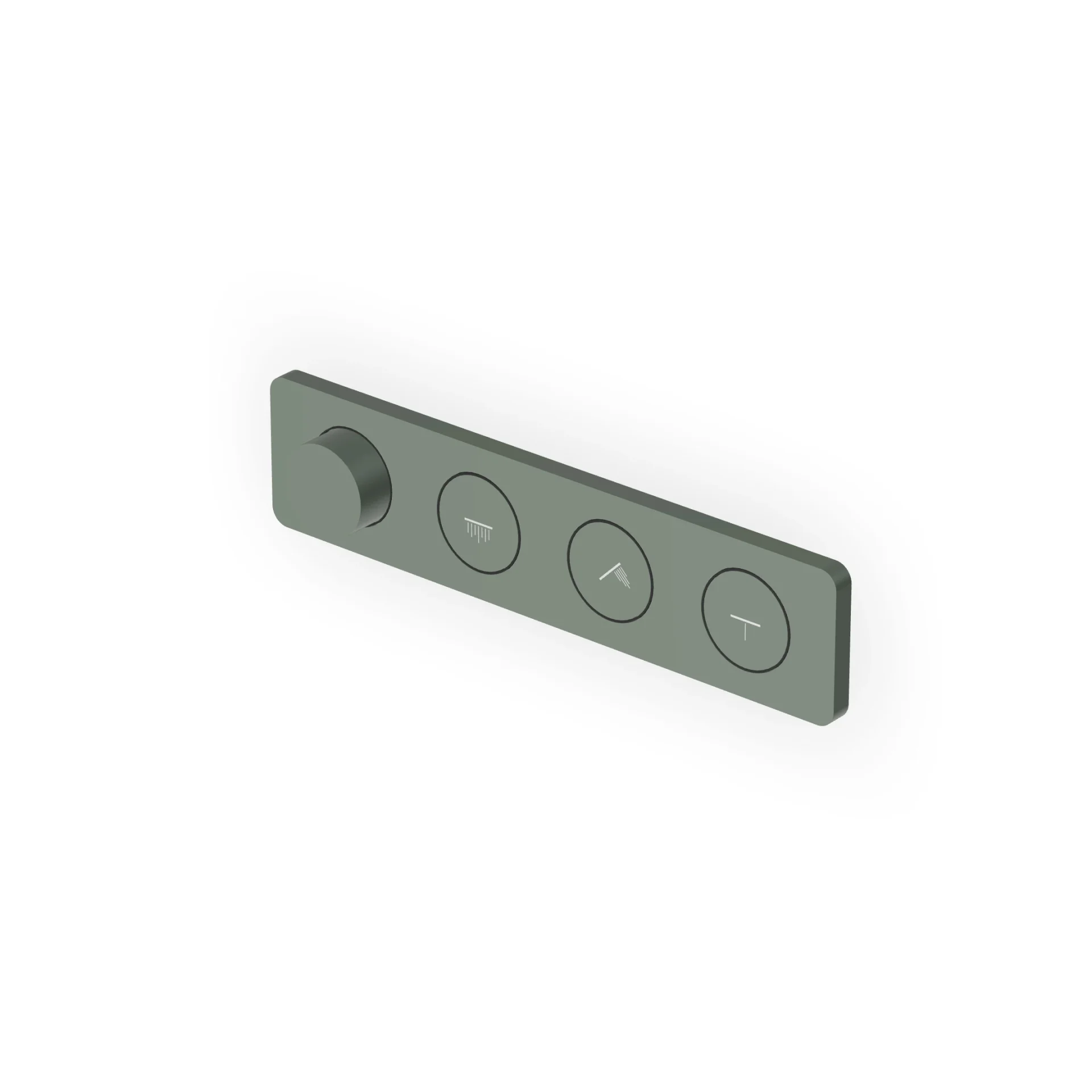 Zucchetti Hoop 3-Button Thermostatic Shower Mixer ZHO822