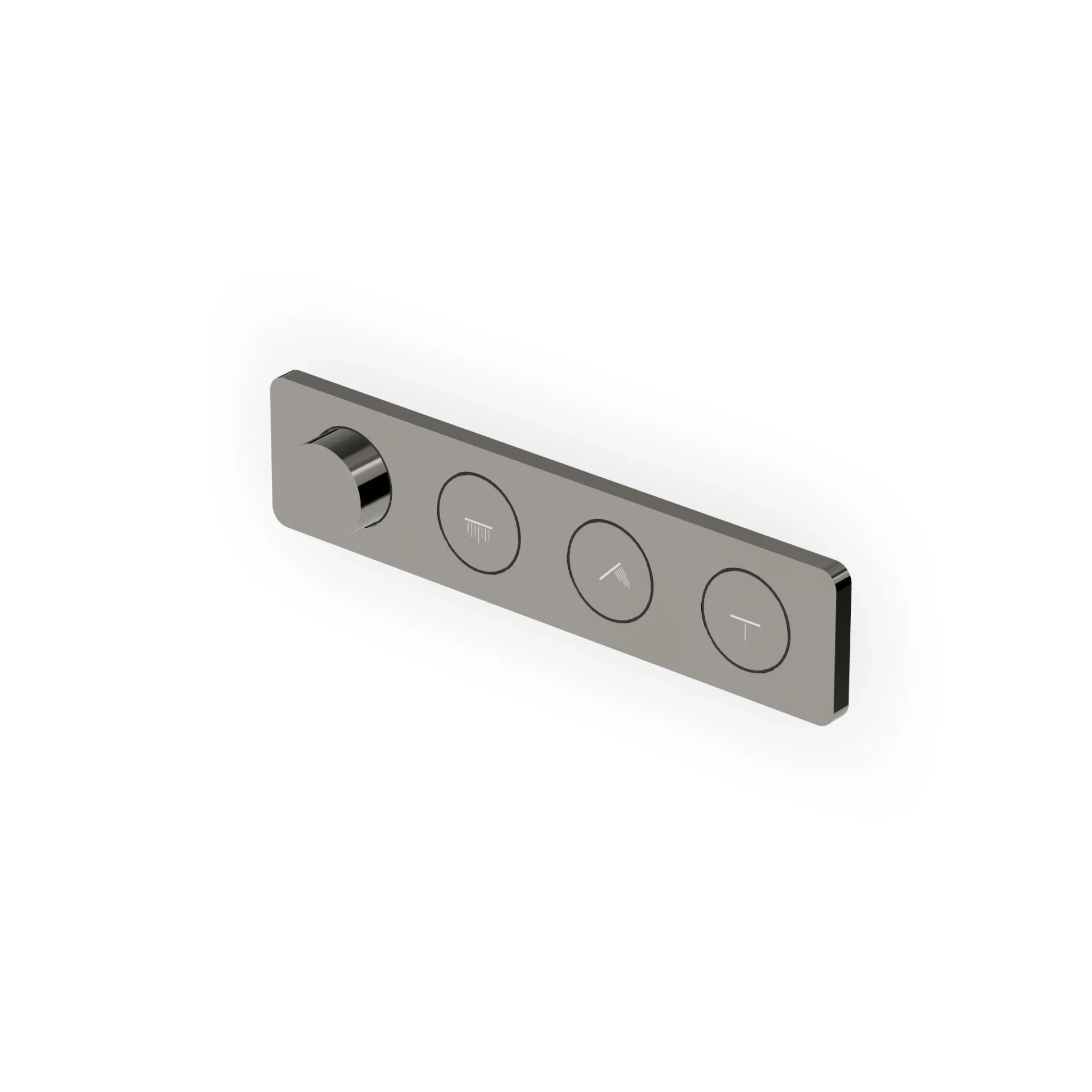 Zucchetti Hoop 3-Button Thermostatic Shower Mixer ZHO822