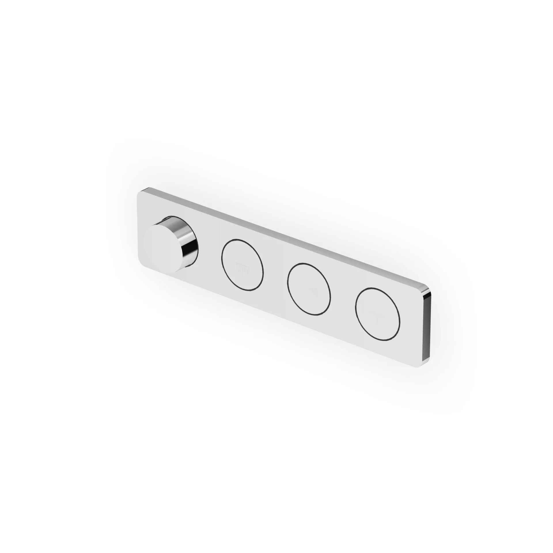 Zucchetti Hoop 3-Button Thermostatic Shower Mixer ZHO822