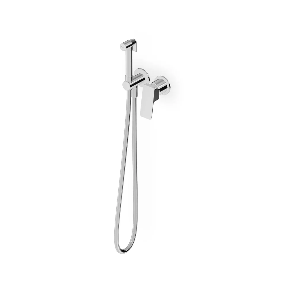 Zucchetti Jingle toilet/bidet hydrobrush complete with single-lever mixer ZIN417