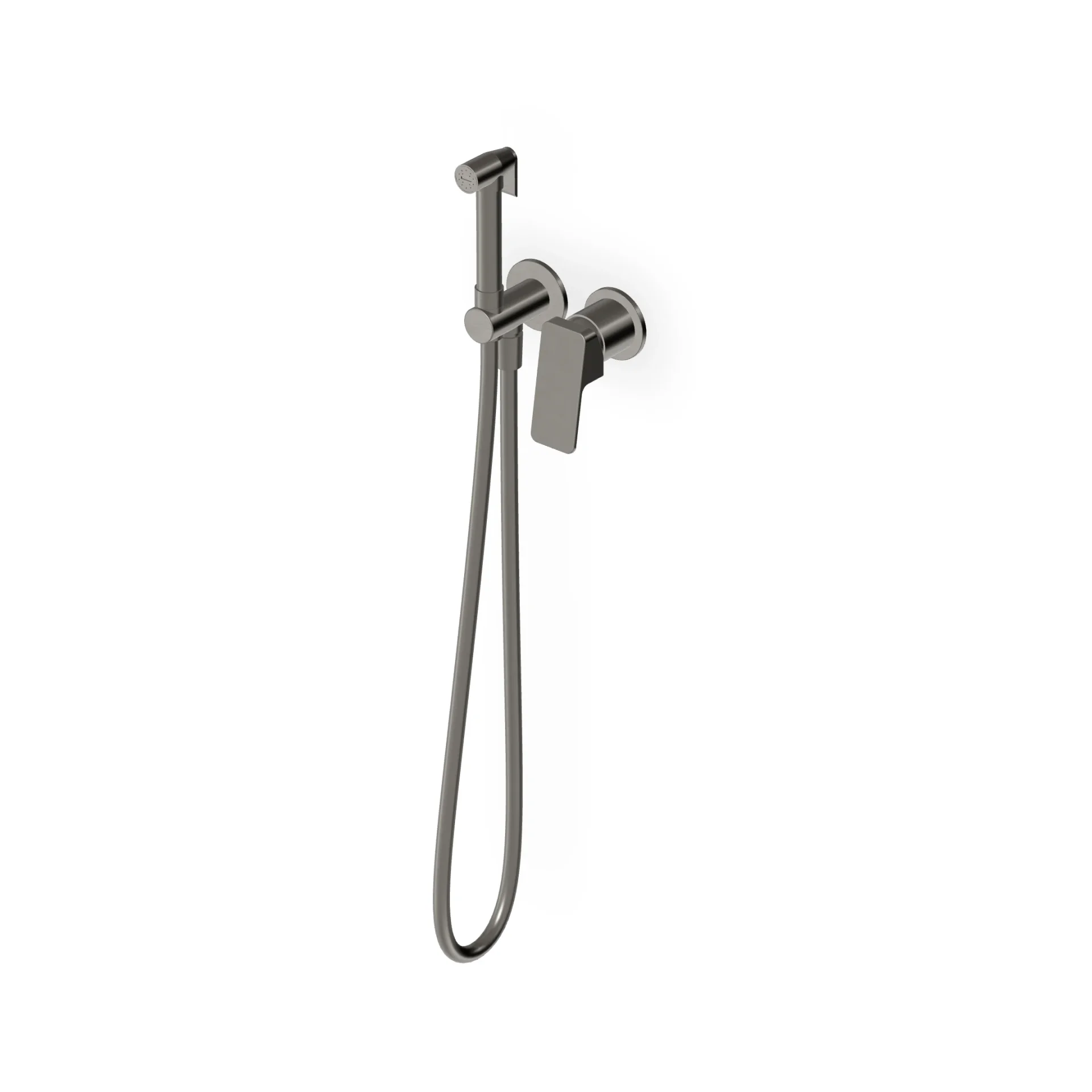 Zucchetti Jingle toilet/bidet hydrobrush complete with single-lever mixer ZIN417