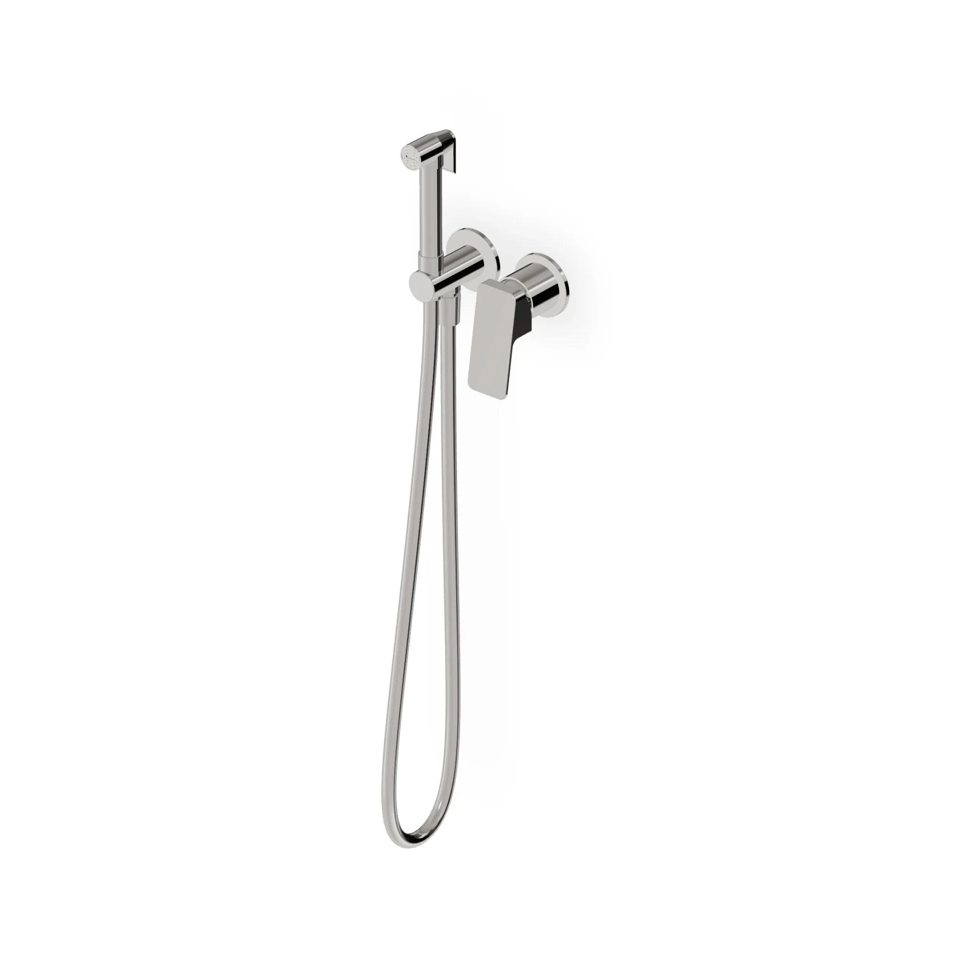 Zucchetti Jingle toilet/bidet hydrobrush complete with single-lever mixer ZIN417