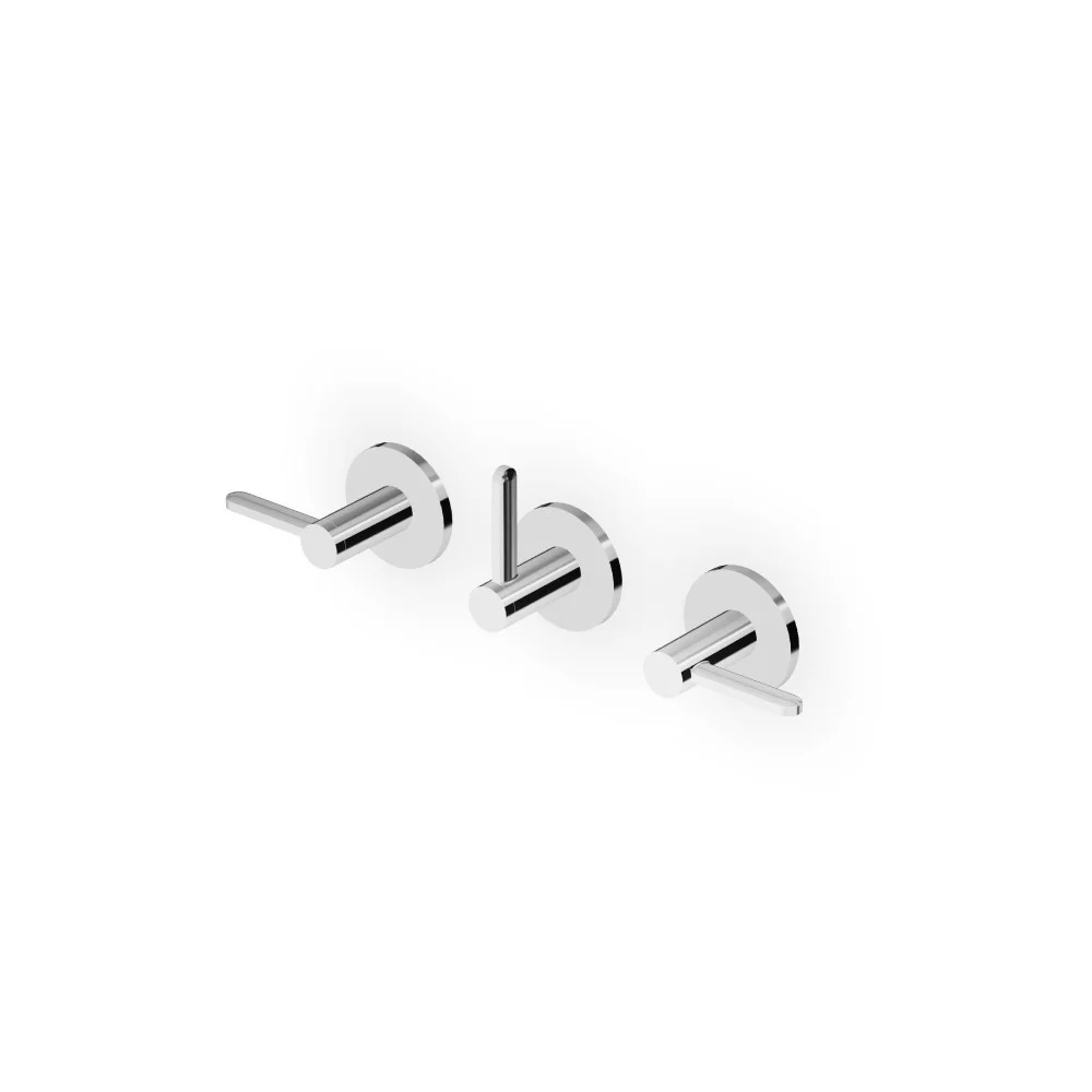 Zucchetti Isy22 3-hole bath-shower mixer ZIS3695