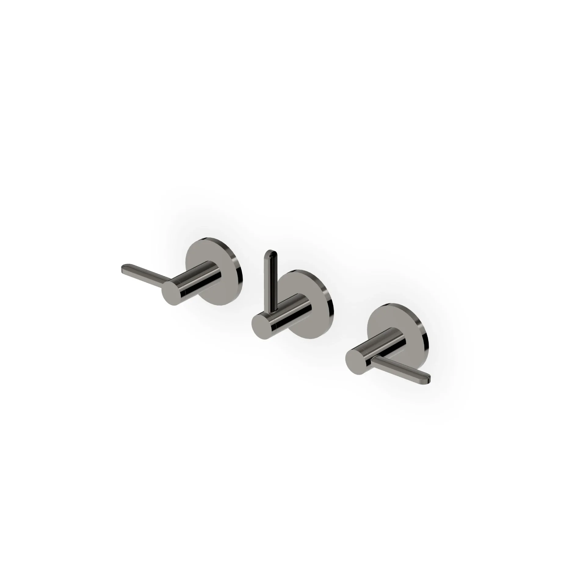 Zucchetti Isy22 3-hole bath-shower mixer ZIS3695