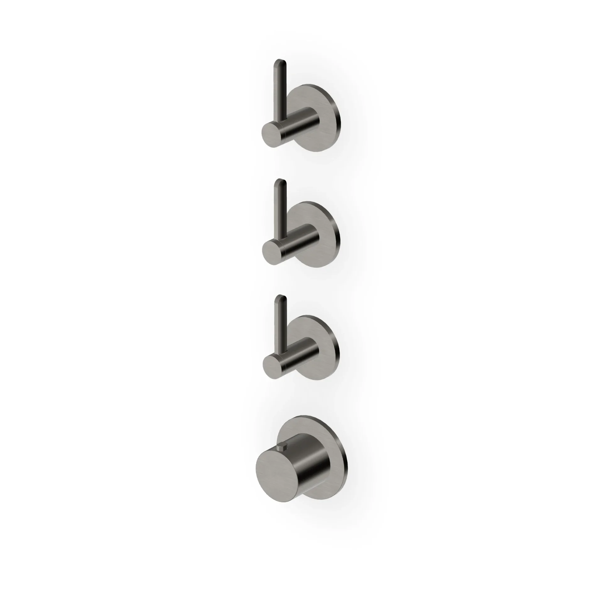 Zucchetti Isy22 Thermostatic Shower Mixer with 3 Stop Valves ZIS3803