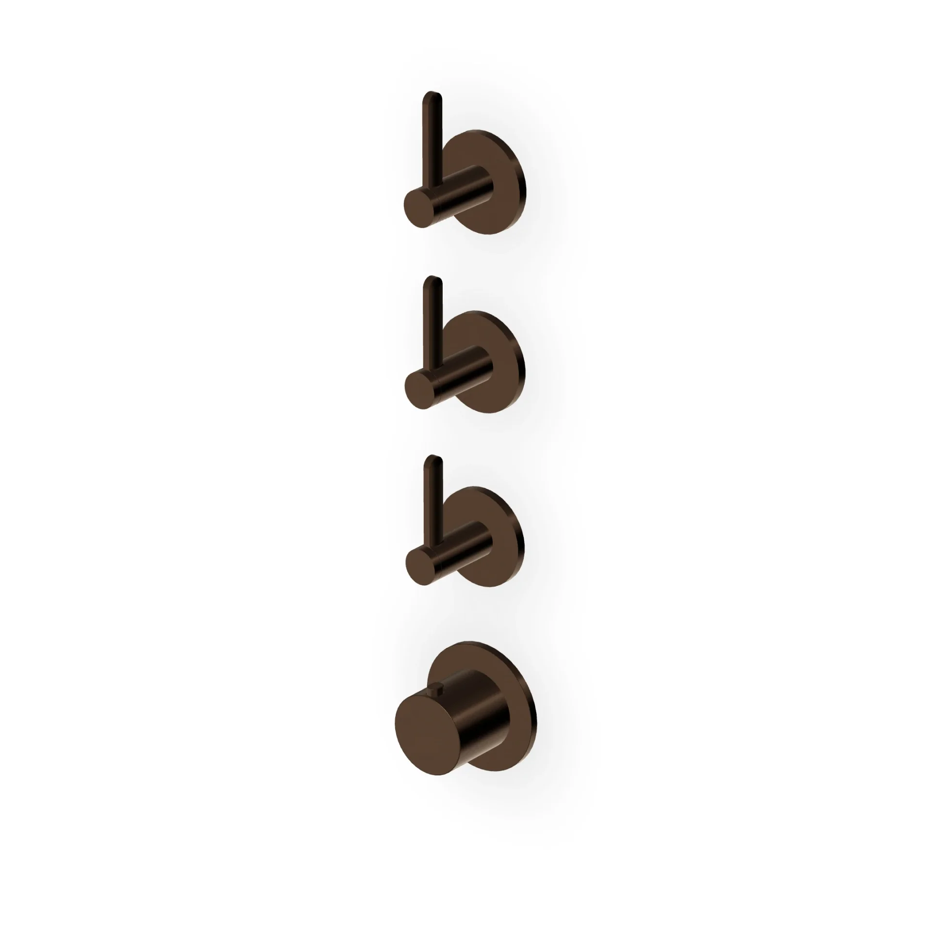 Zucchetti Isy22 Thermostatic Shower Mixer with 3 Stop Valves ZIS3803