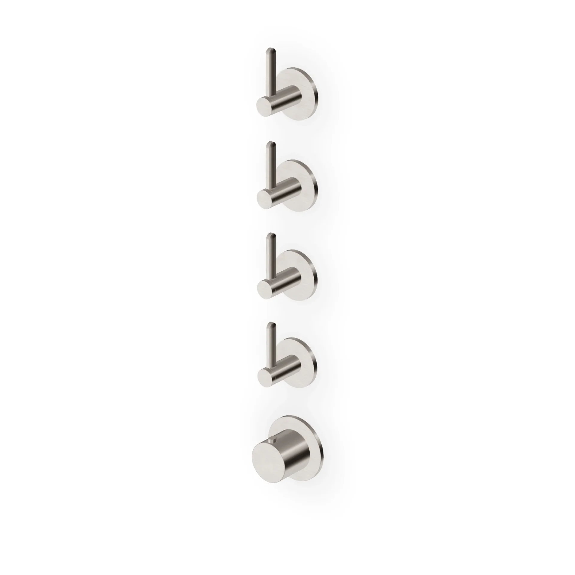 Zucchetti Isy22 Thermostatic Shower Mixer with 4 Stop Valves ZIS3804