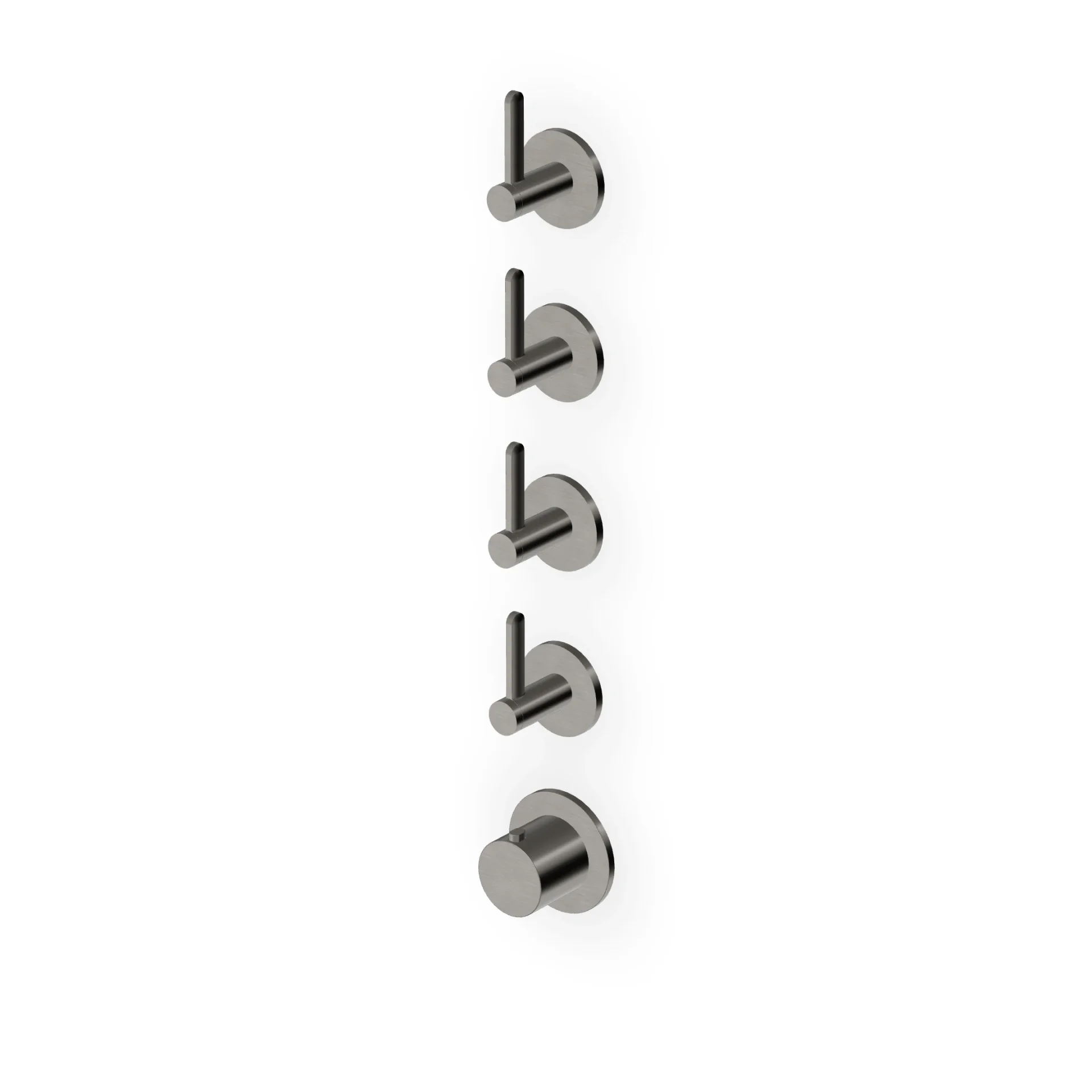 Zucchetti Isy22 Thermostatic Shower Mixer with 4 Stop Valves ZIS3804
