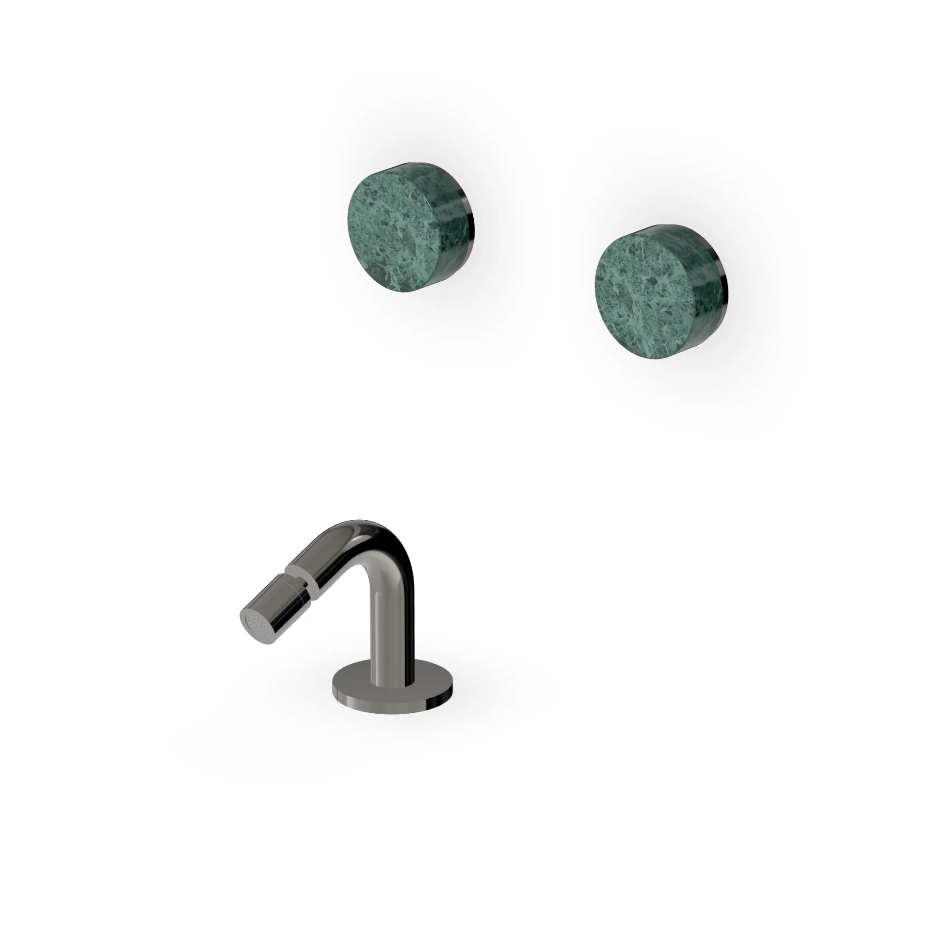 Zucchetti Isy22 Bidet Mixer with Deck-Mounted Spout ZIS6751.C50