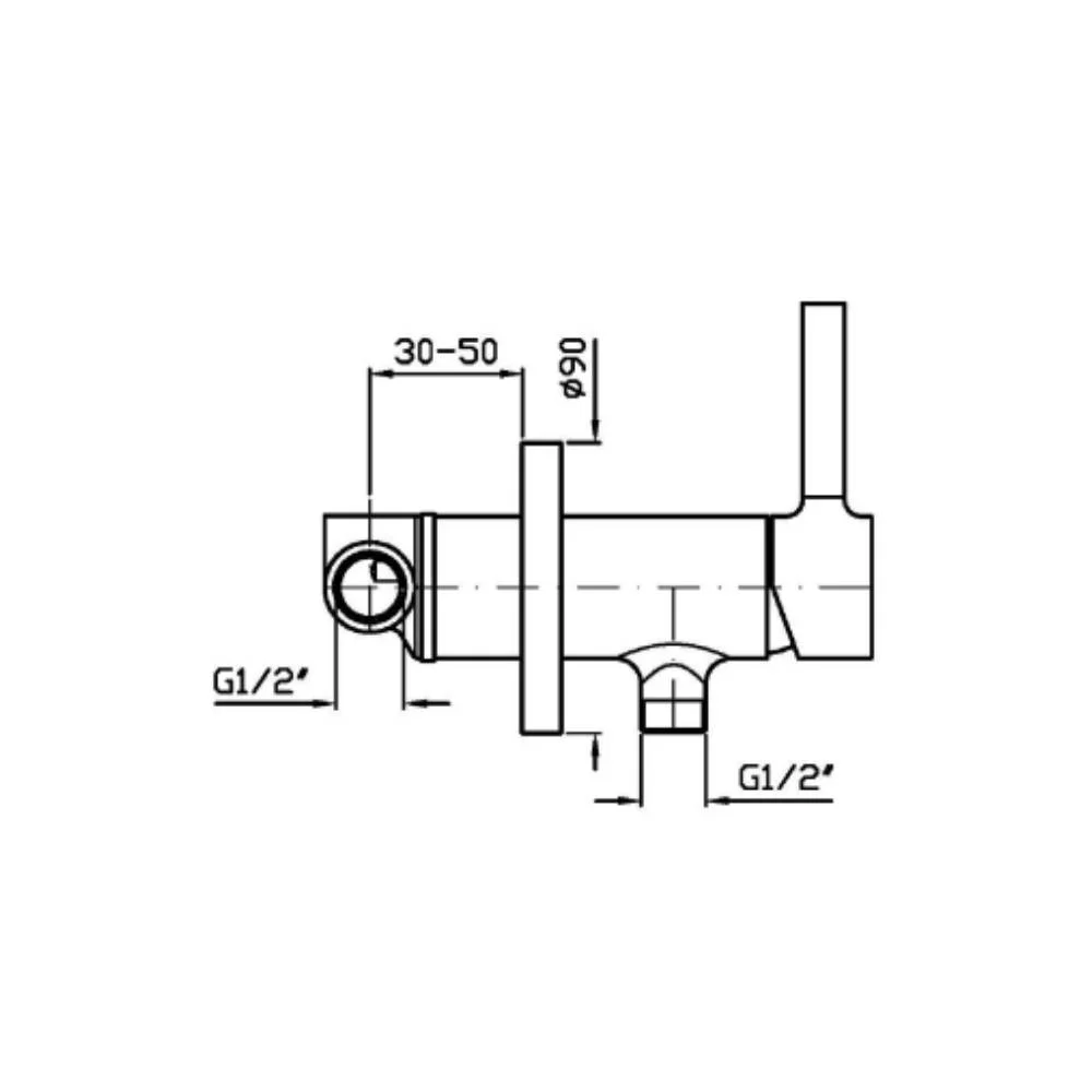 Zucchetti Pan Single-lever shower mixer ZP6072