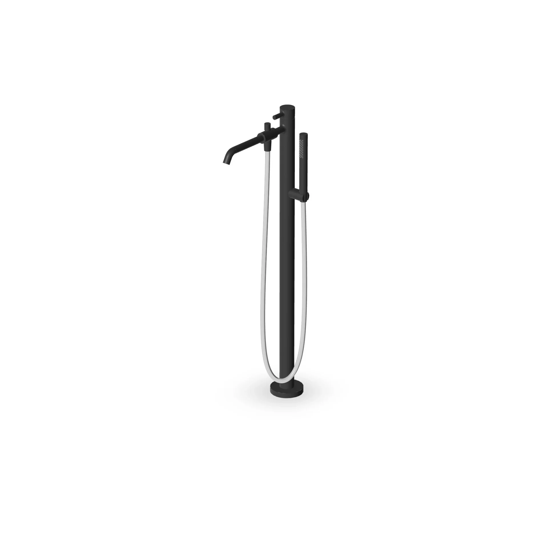 Zucchetti Pan Freestanding Tub Tap + Recessed Part ZP6622+R99676