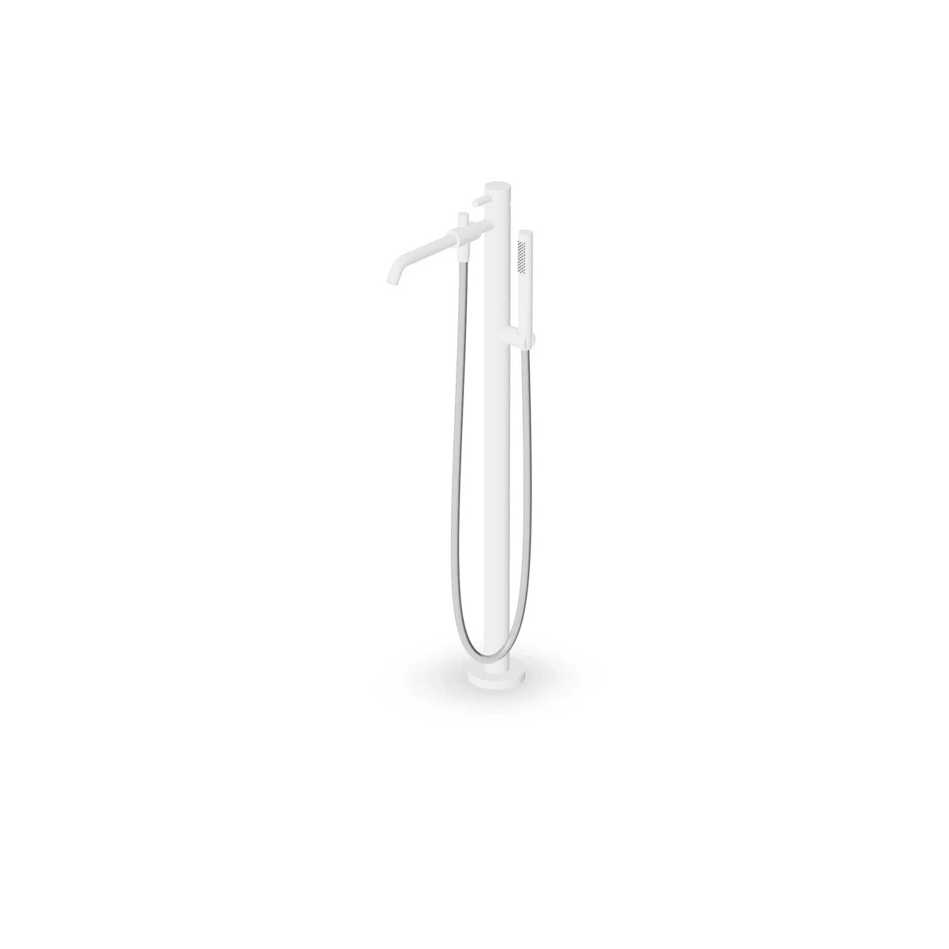 Zucchetti Pan Freestanding Tub Tap + Recessed Part ZP6622+R99676