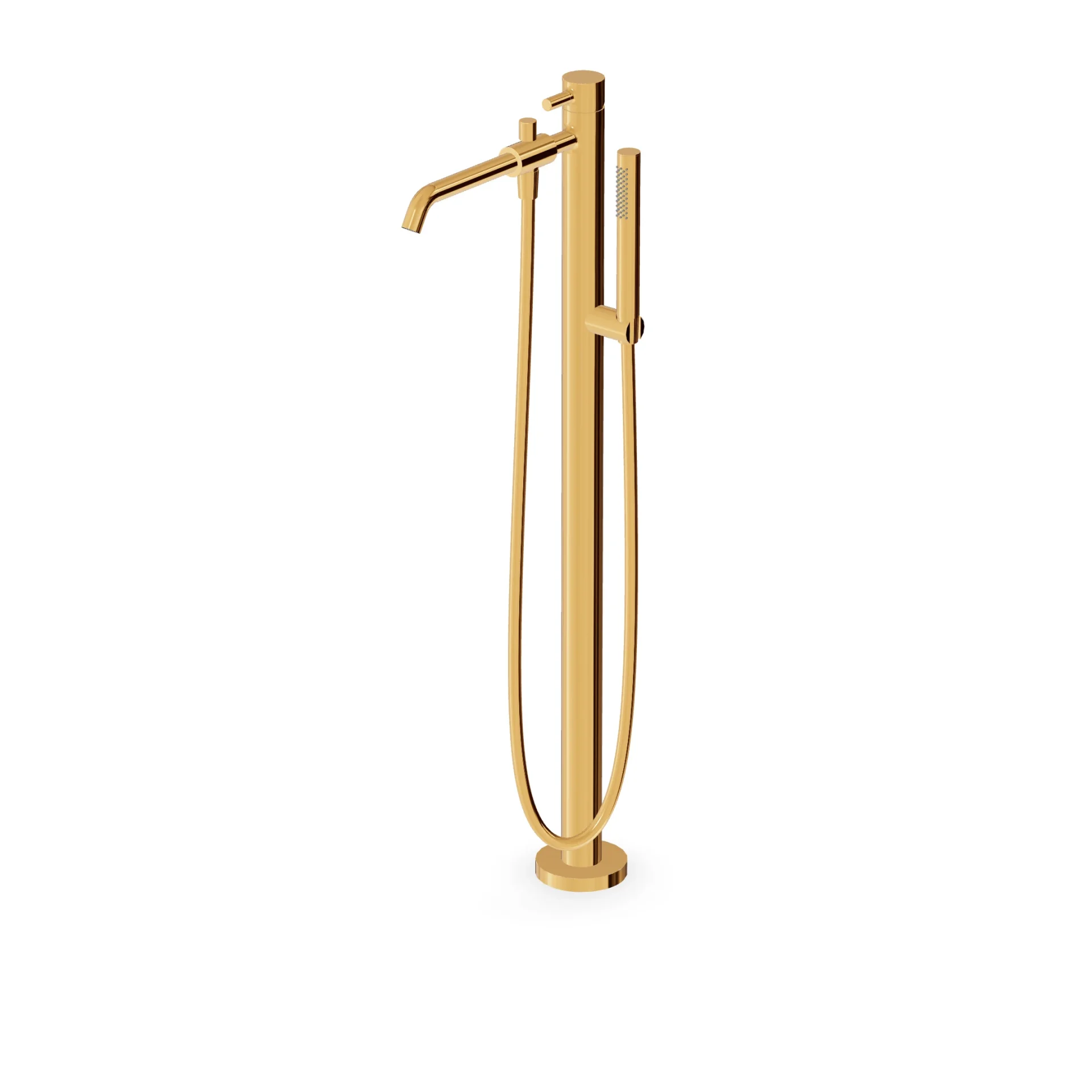 Zucchetti Pan Freestanding Tub Tap + Recessed Part ZP6622+R99676