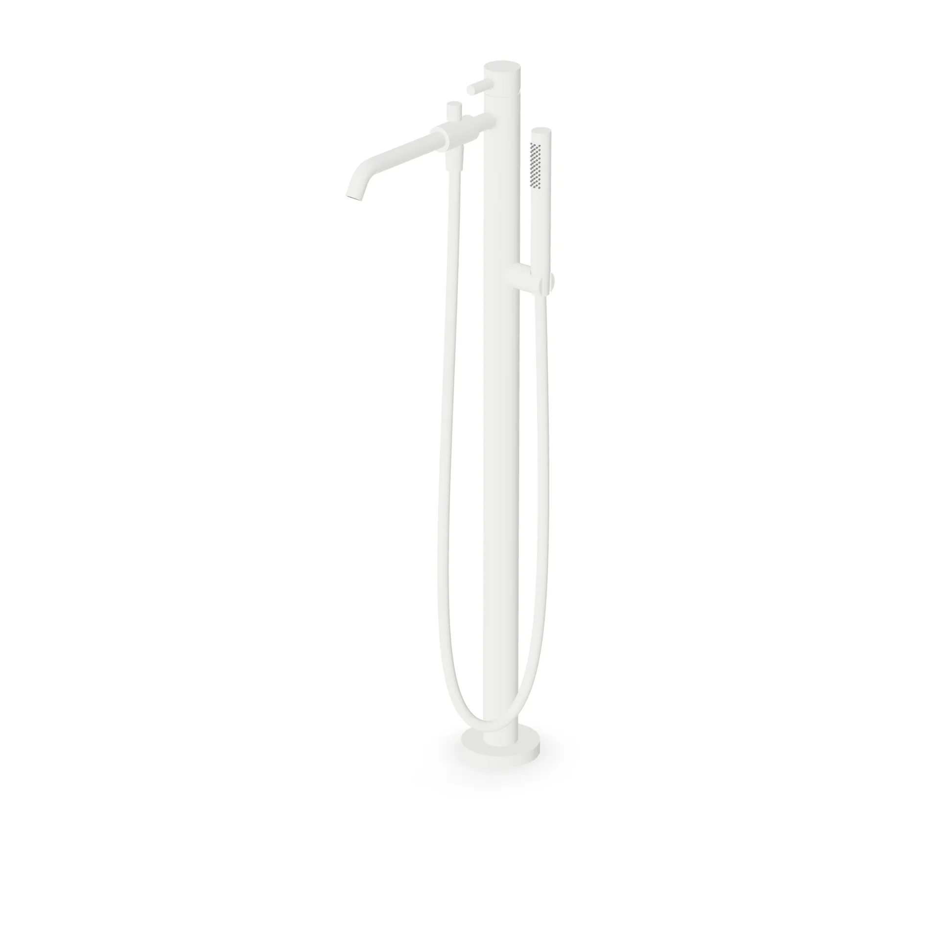 Zucchetti Pan Freestanding Tub Tap + Recessed Part ZP6622+R99676