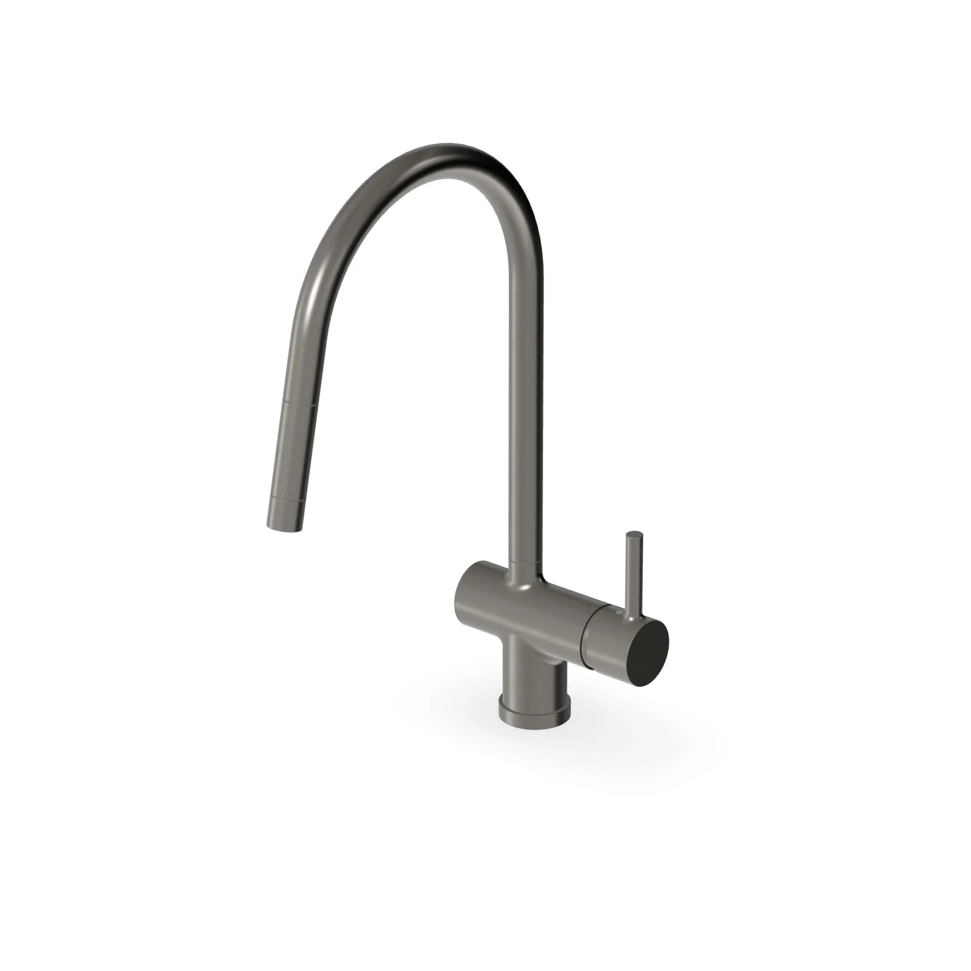 Zucchetti Pan S Single-lever mixer with swivel spout and pull-out shower ZPA285