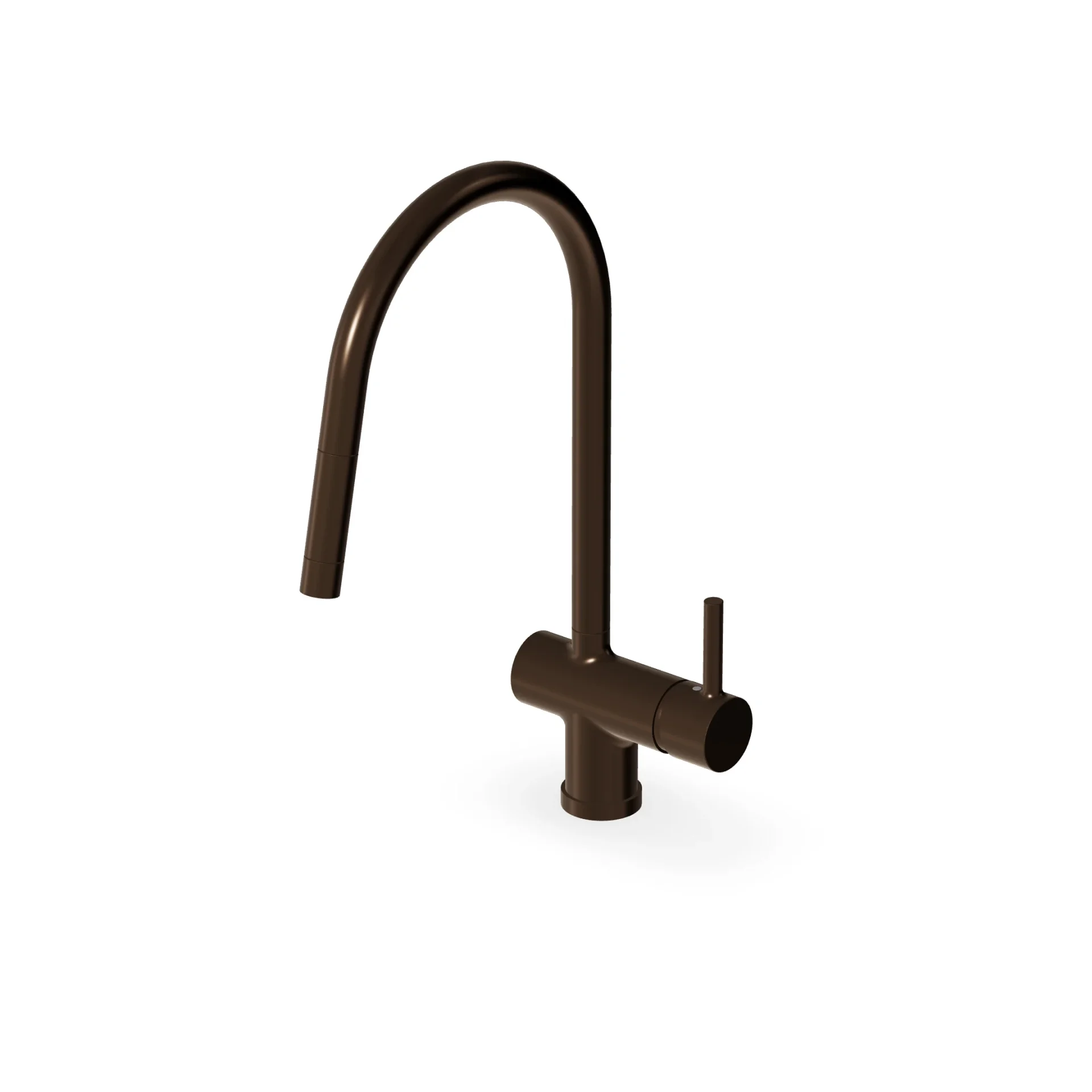 Zucchetti Pan S Single-lever mixer with swivel spout and pull-out shower ZPA285