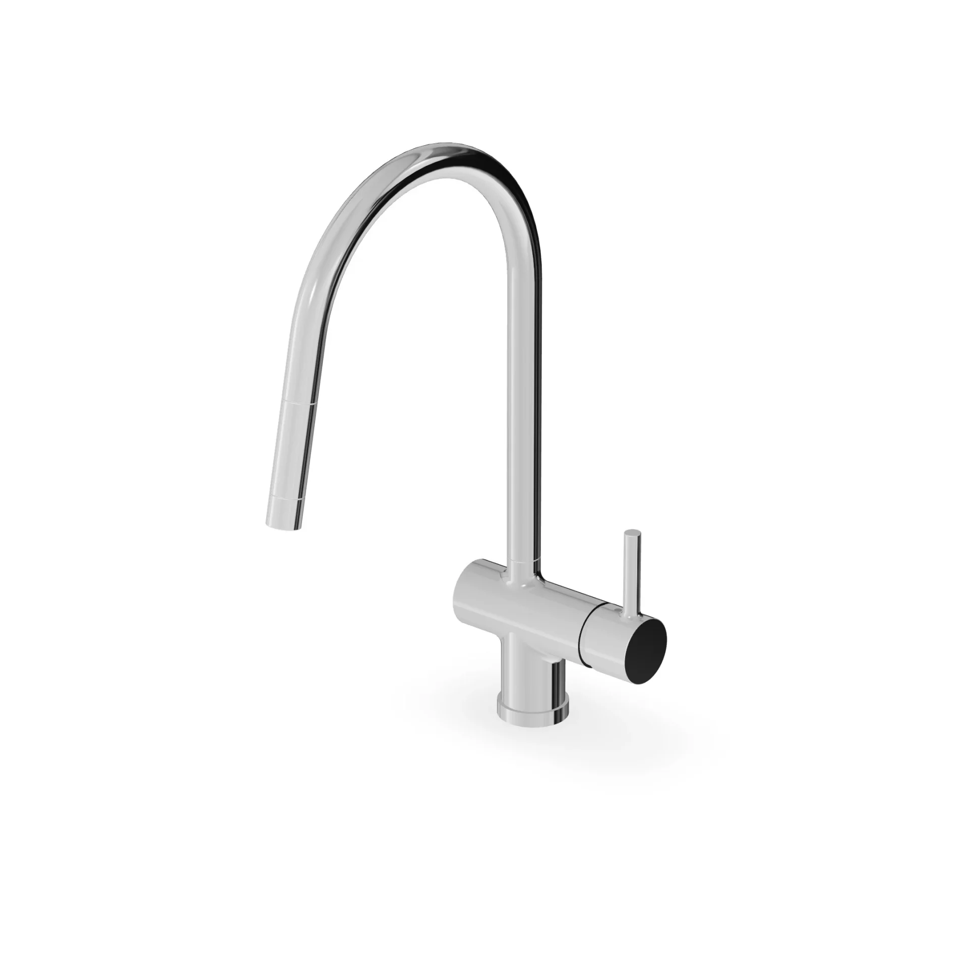 Zucchetti Pan S Single-lever mixer with swivel spout and pull-out shower ZPA285