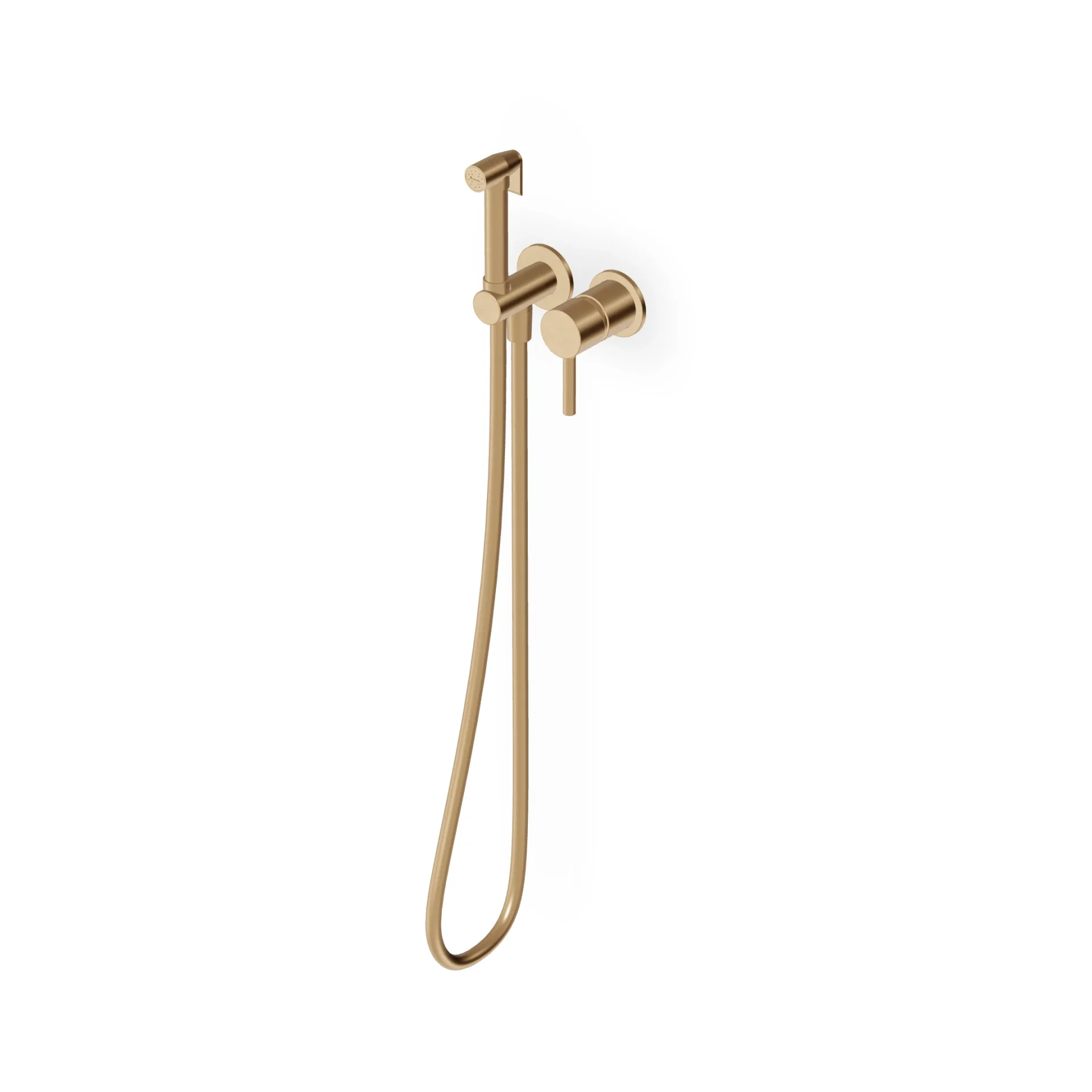 Zucchetti Pan S Toilet/Bidet Hydrobrush Set with Single-Lever Mixer ZPA417