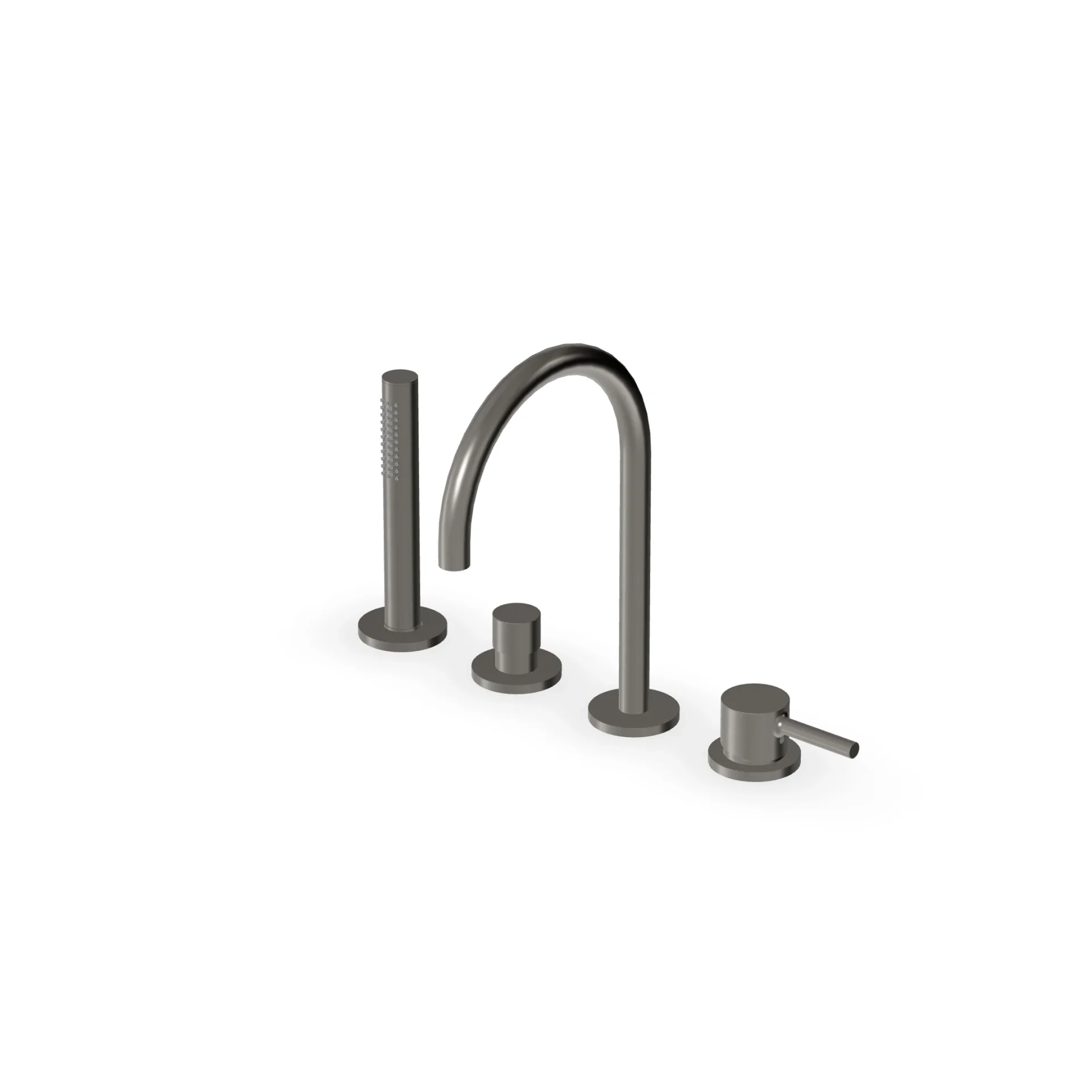 Zucchetti Pan S 4-hole single-lever bath mixer ZPA513