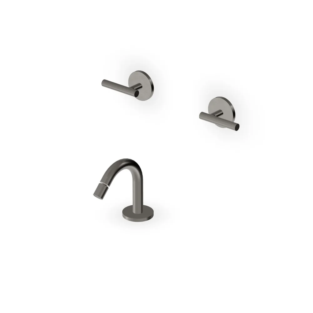 Zucchetti Pan S Bidet Mixer with Deck-Mounted Spout ZPA5775