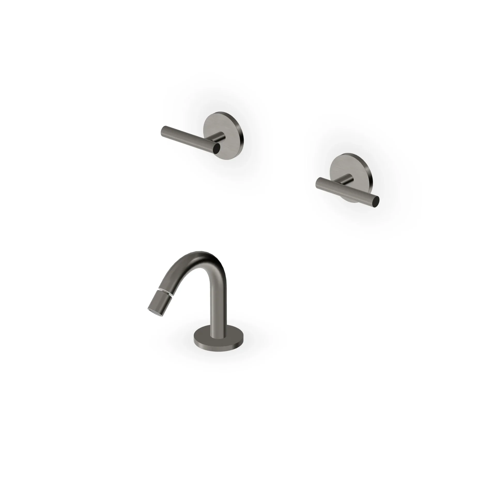 Zucchetti Pan S Bidet Mixer with Deck-Mounted Spout ZPA5775