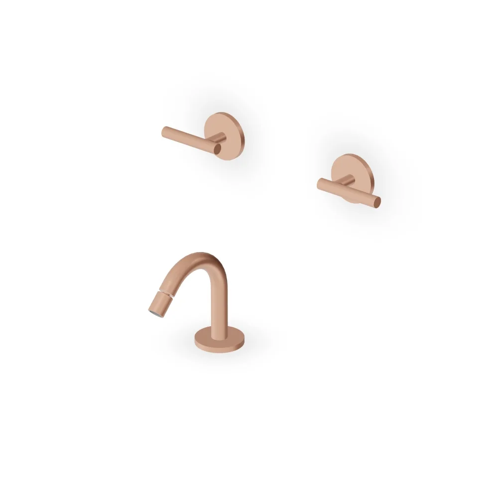 Zucchetti Pan S Bidet Mixer with Deck-Mounted Spout ZPA5775