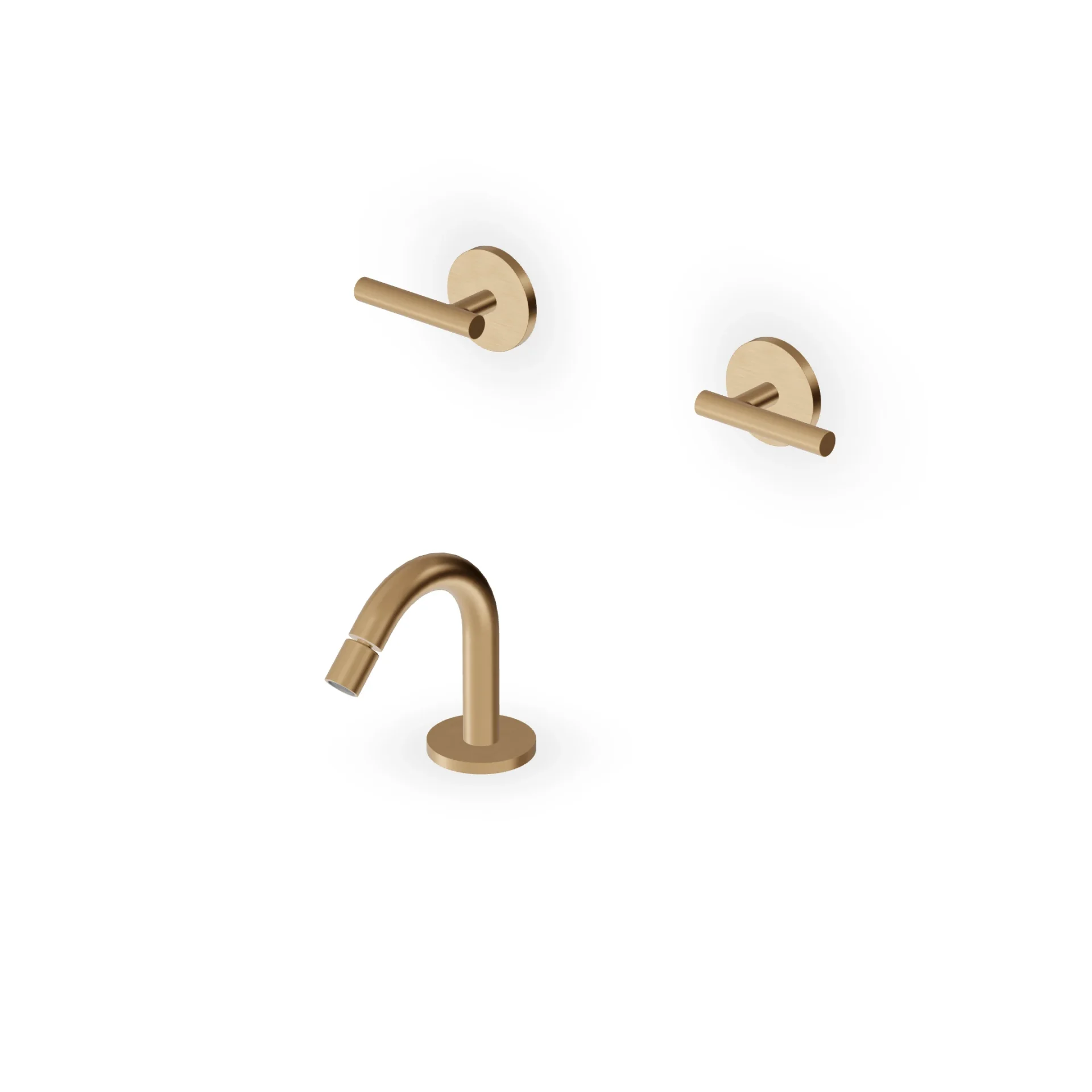 Zucchetti Pan S Bidet Mixer with Deck-Mounted Spout ZPA5775