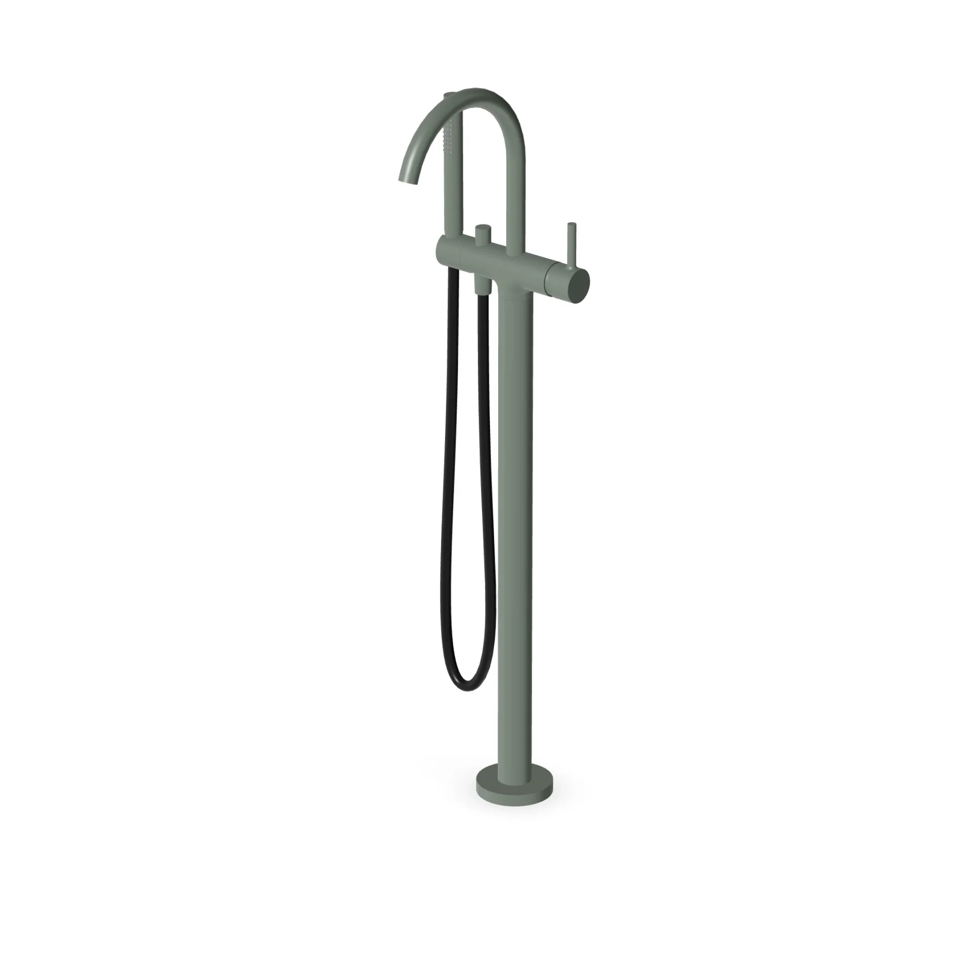 Zucchetti Pan S Single-lever bath mixer and shower set ZPA748