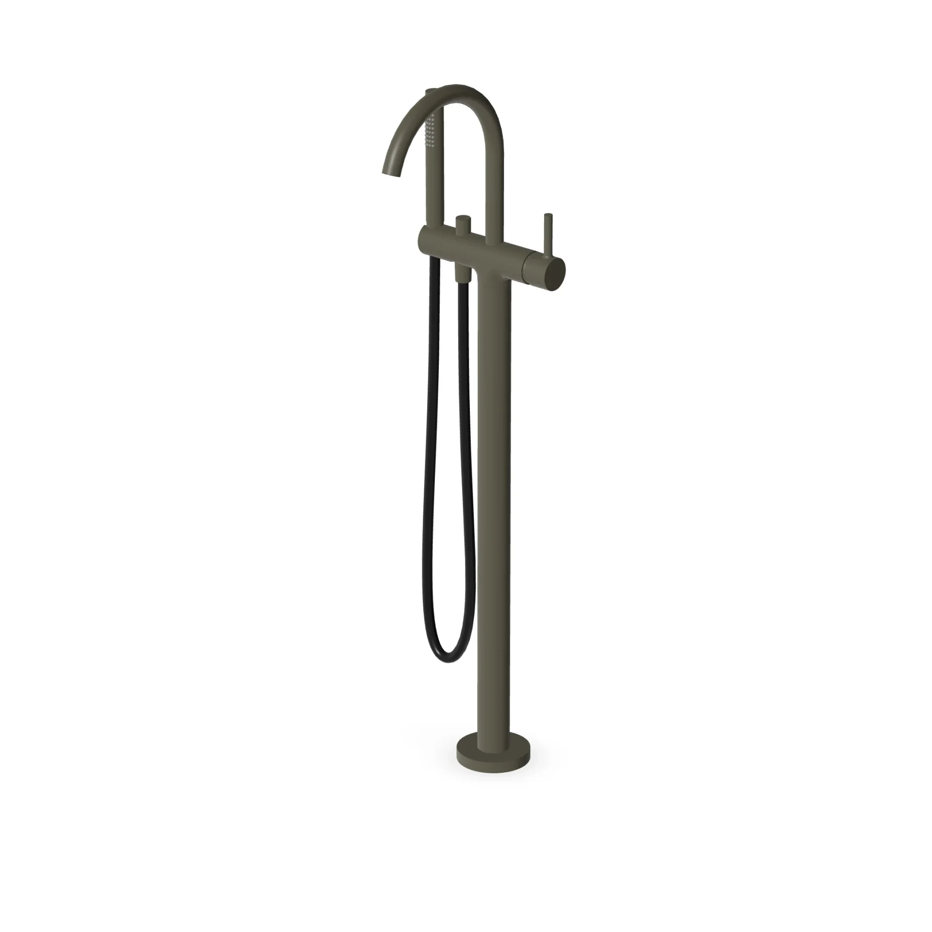 Zucchetti Pan S Single-lever bath mixer and shower set ZPA748