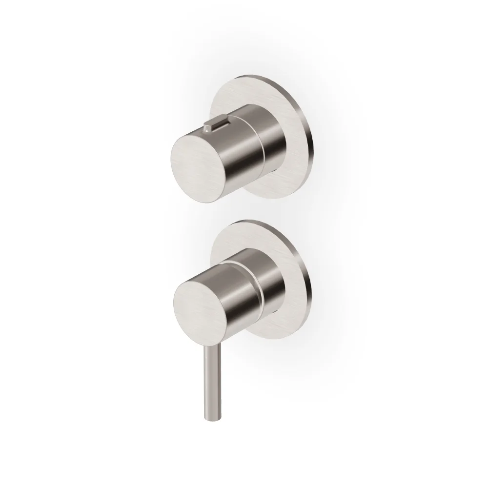 Zucchetti Pan S Single-lever bath/shower mixer with 2-way rotary diverter ZPA778