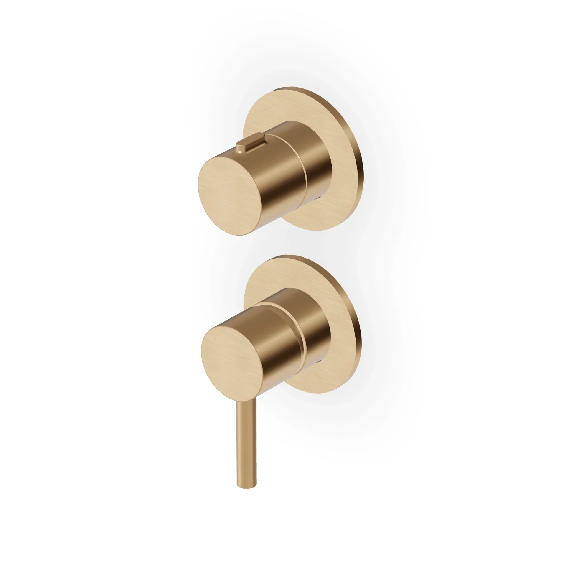 Zucchetti Pan S Single-lever bath/shower mixer with 2-way rotary diverter ZPA778
