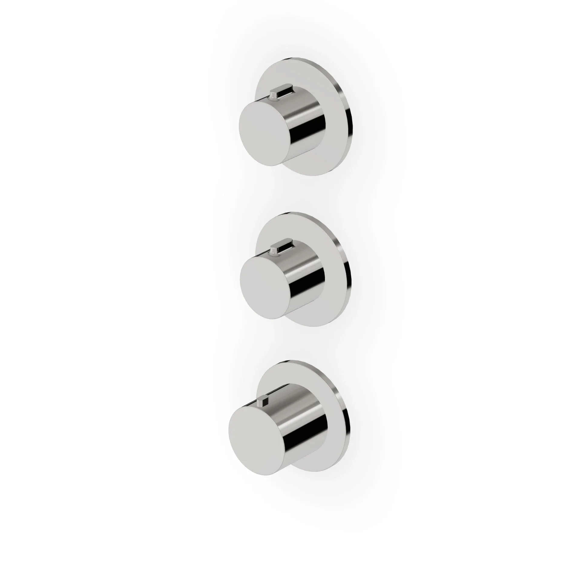 Zucchetti Pan S Thermostatic Shower Mixer with 2 Stop Taps ZPA802