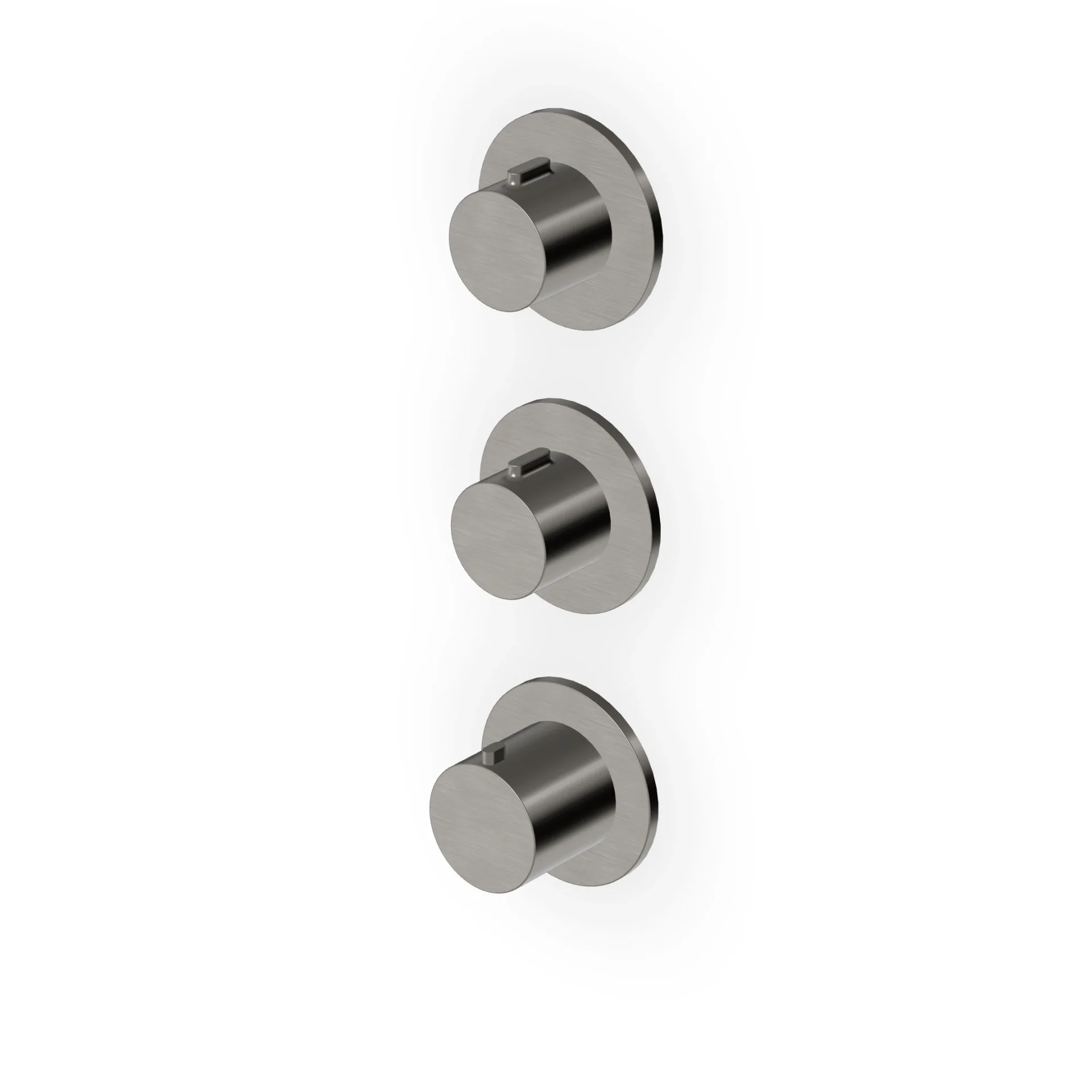 Zucchetti Pan S Thermostatic Shower Mixer with 2 Stop Taps ZPA802