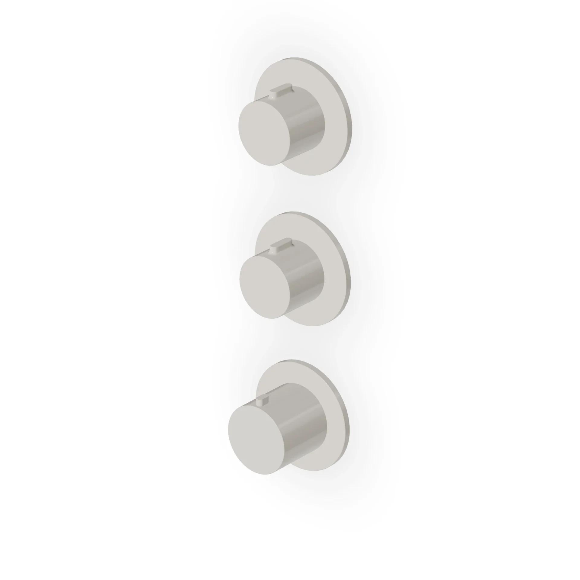 Zucchetti Pan S Thermostatic Shower Mixer with 2 Stop Taps ZPA802