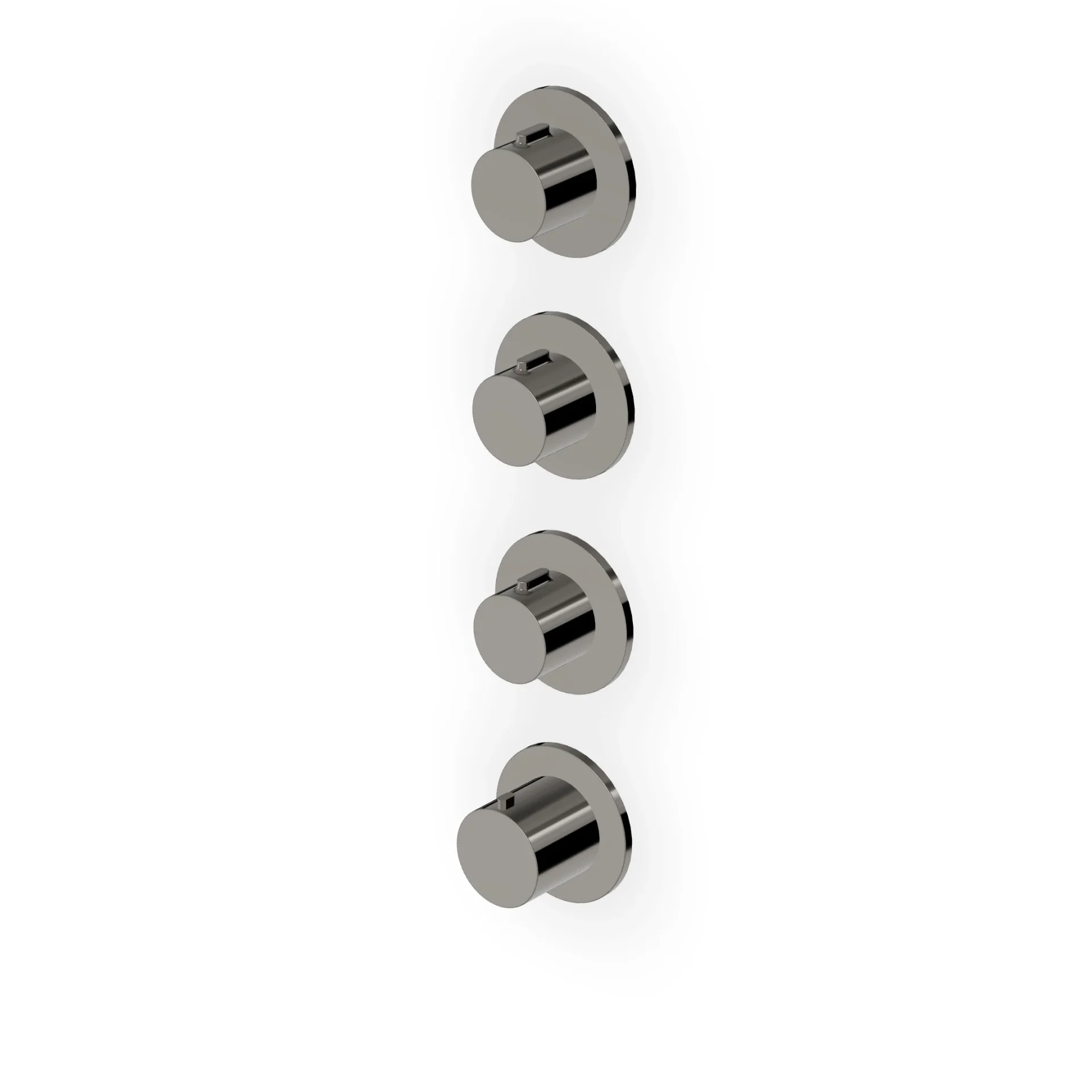 Zucchetti Pan S Thermostatic Mixer with 3 Stop Taps ZPA803
