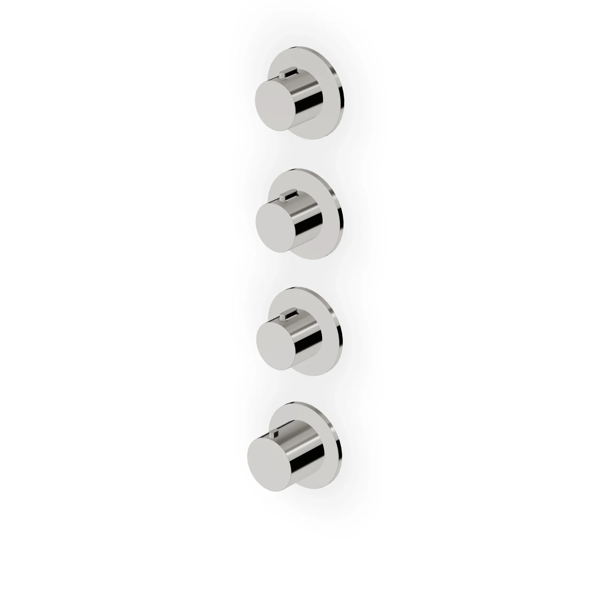 Zucchetti Pan S Thermostatic Mixer with 3 Stop Taps ZPA803