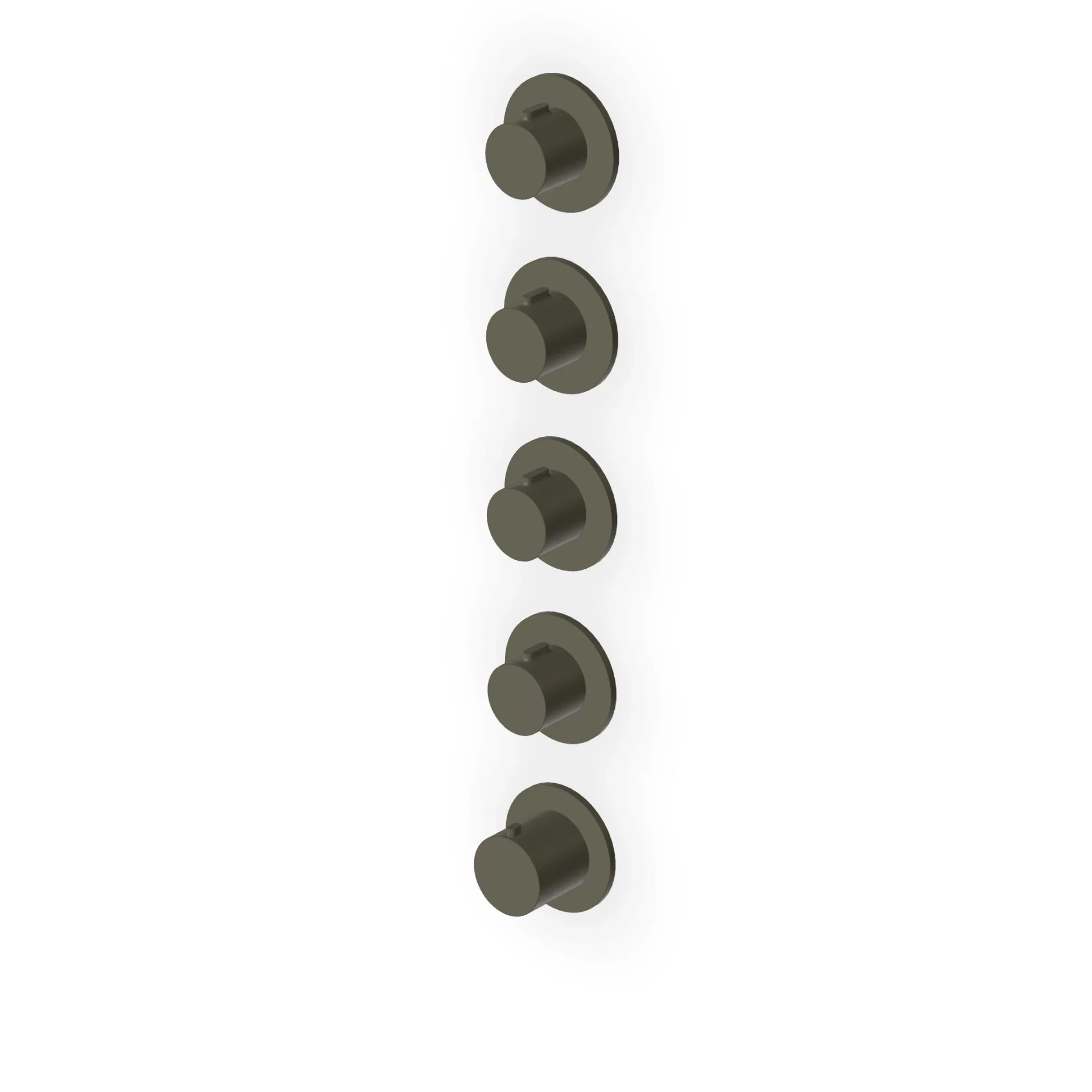 Zucchetti Pan S Thermostatic Shower Mixer with 4 Stop Taps ZPA804