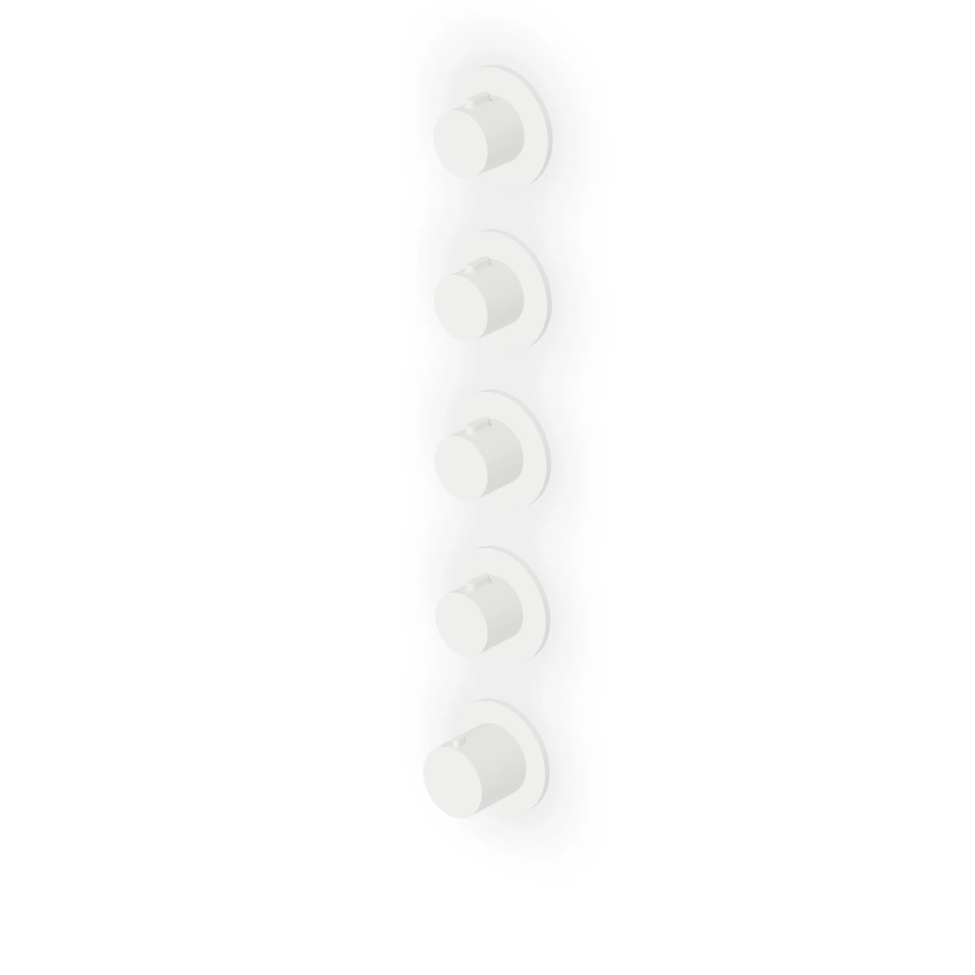 Zucchetti Pan S Thermostatic Shower Mixer with 4 Stop Taps ZPA804