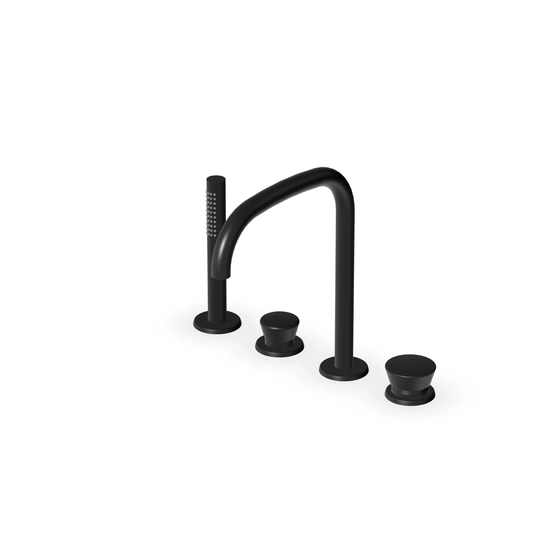 Zucchetti Sablier 4-hole single-lever bath mixer ZSL514.X