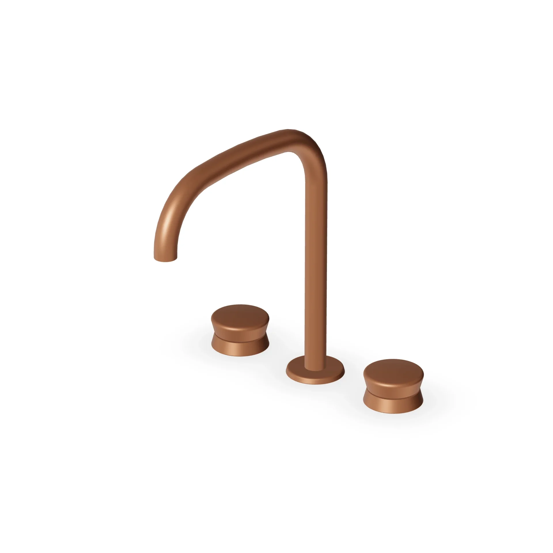 Zucchetti Sablier 3-hole basin mixer with high spout ZSL5343.X