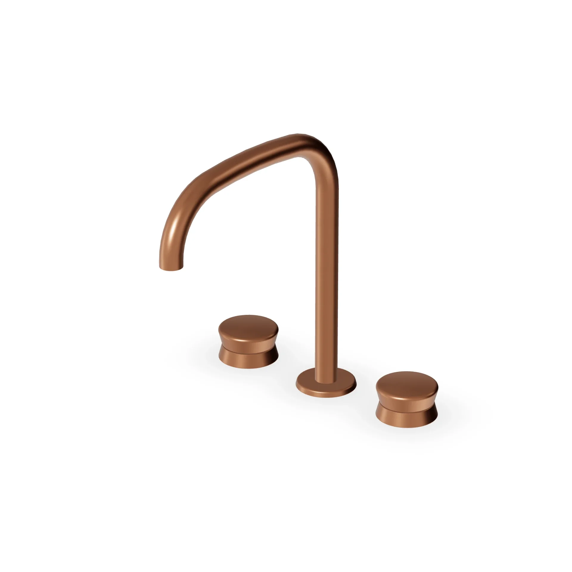 Zucchetti Sablier 3-hole basin mixer with high spout ZSL5343.X