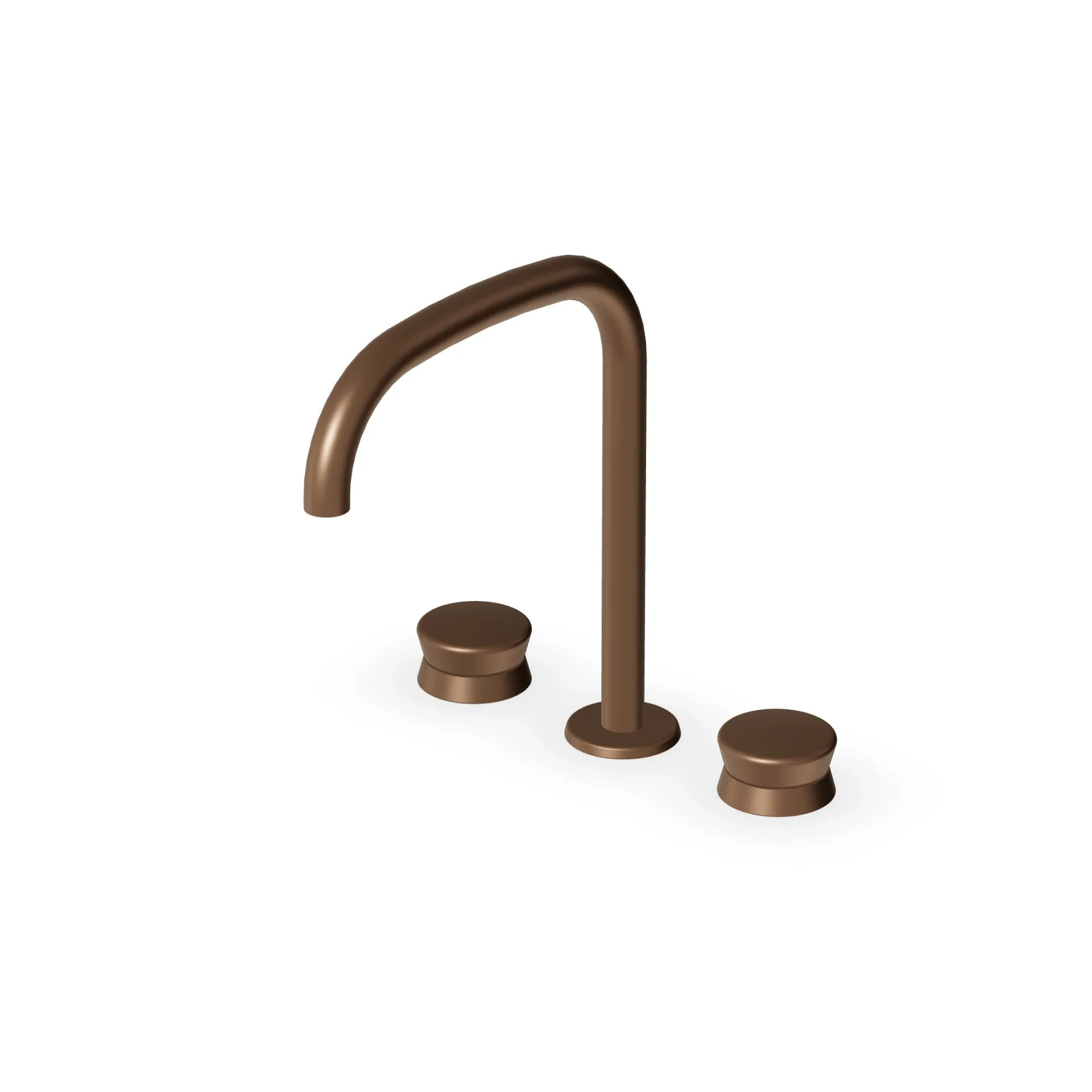 Zucchetti Sablier 3-hole basin mixer with high spout ZSL5343.X