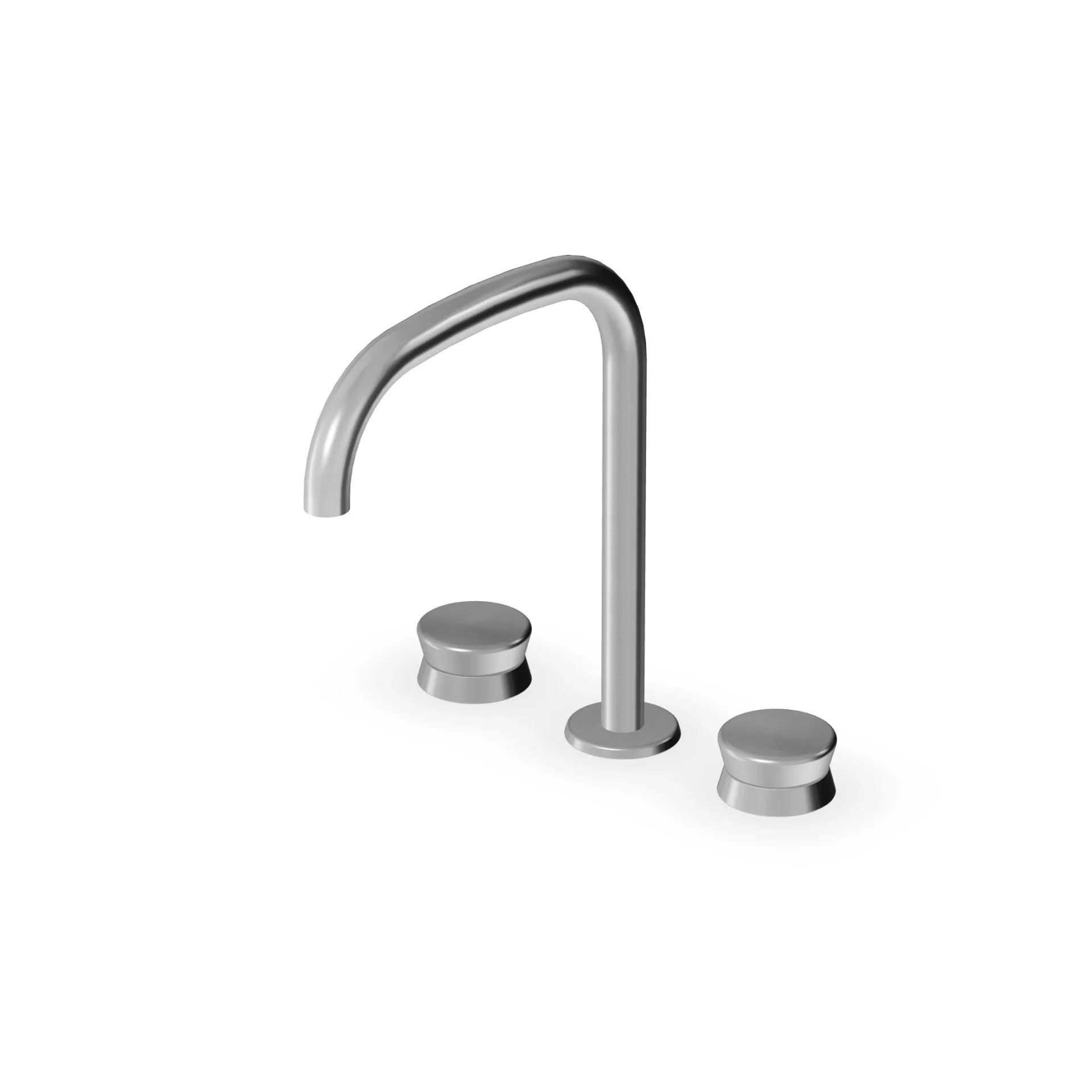 Zucchetti Sablier 3-hole basin mixer with high spout ZSL5343.X