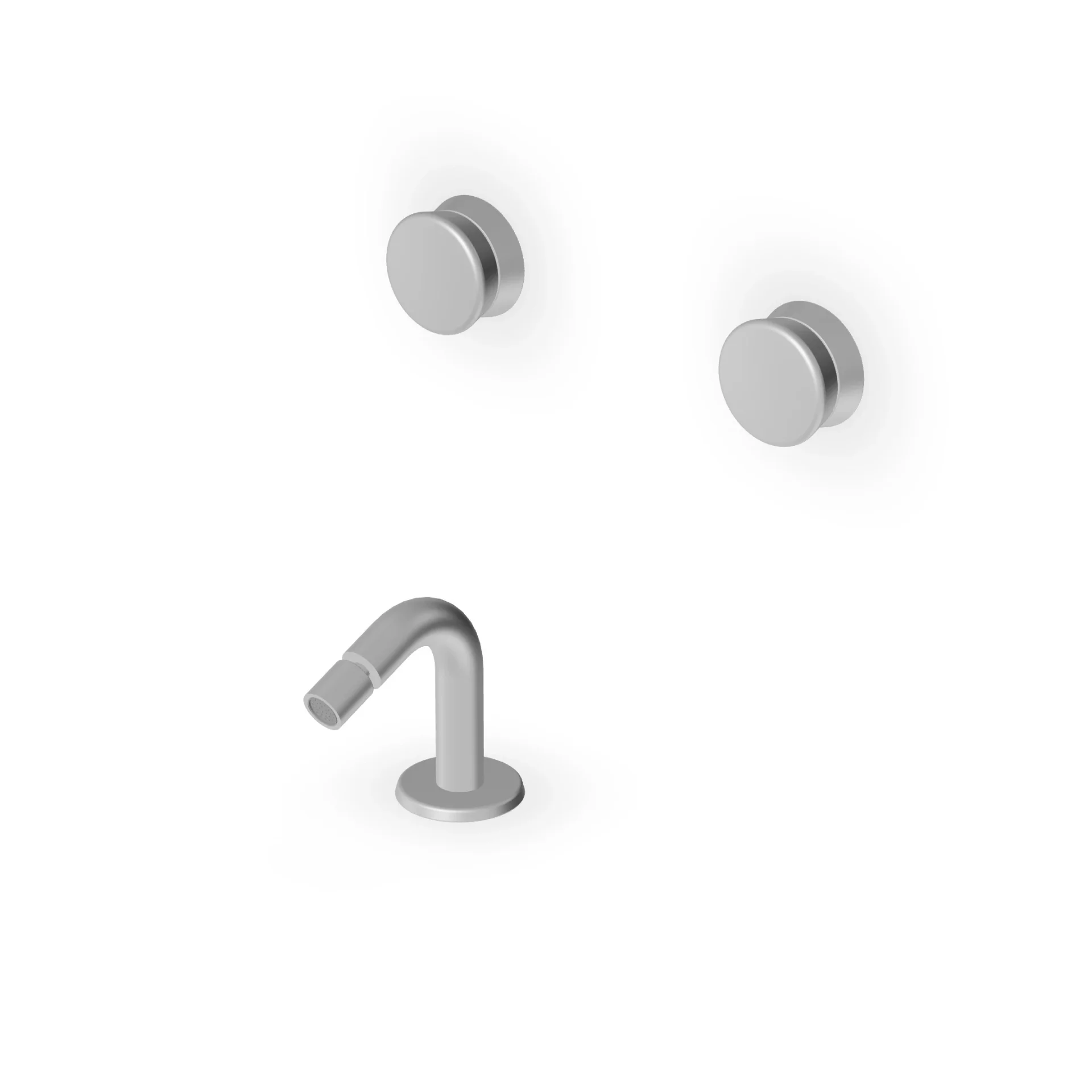 Zucchetti Sablier Bidet Mixer with Deck-Mounted Spout ZSL5737.X